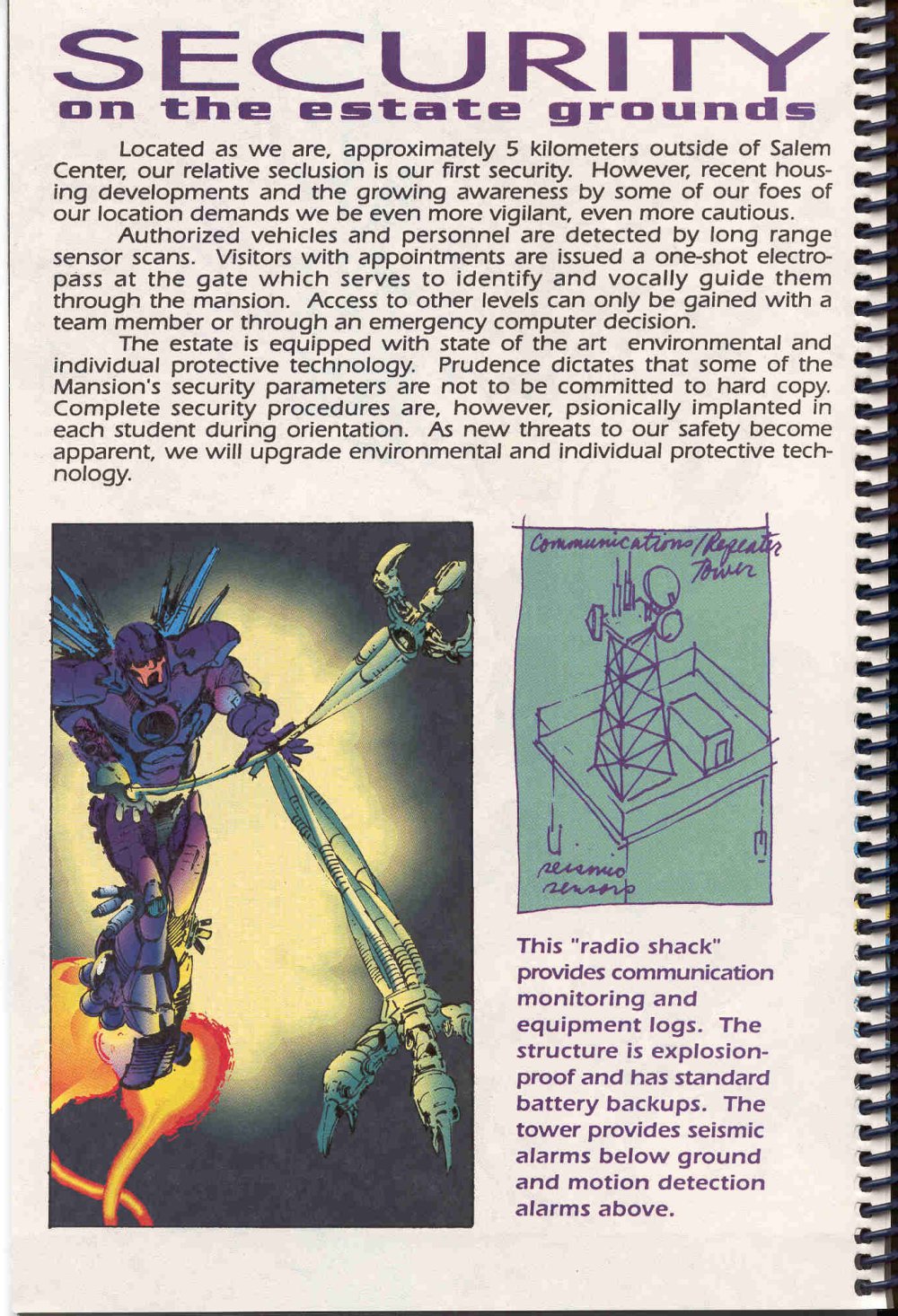 Read online X-Men Survival Guide to the Mansion comic -  Issue # Full - 9