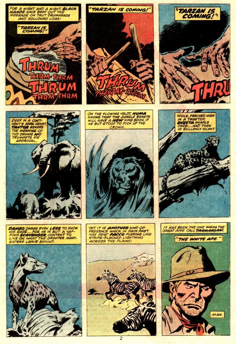 Read online Tarzan (1977) comic -  Issue #1 - 3