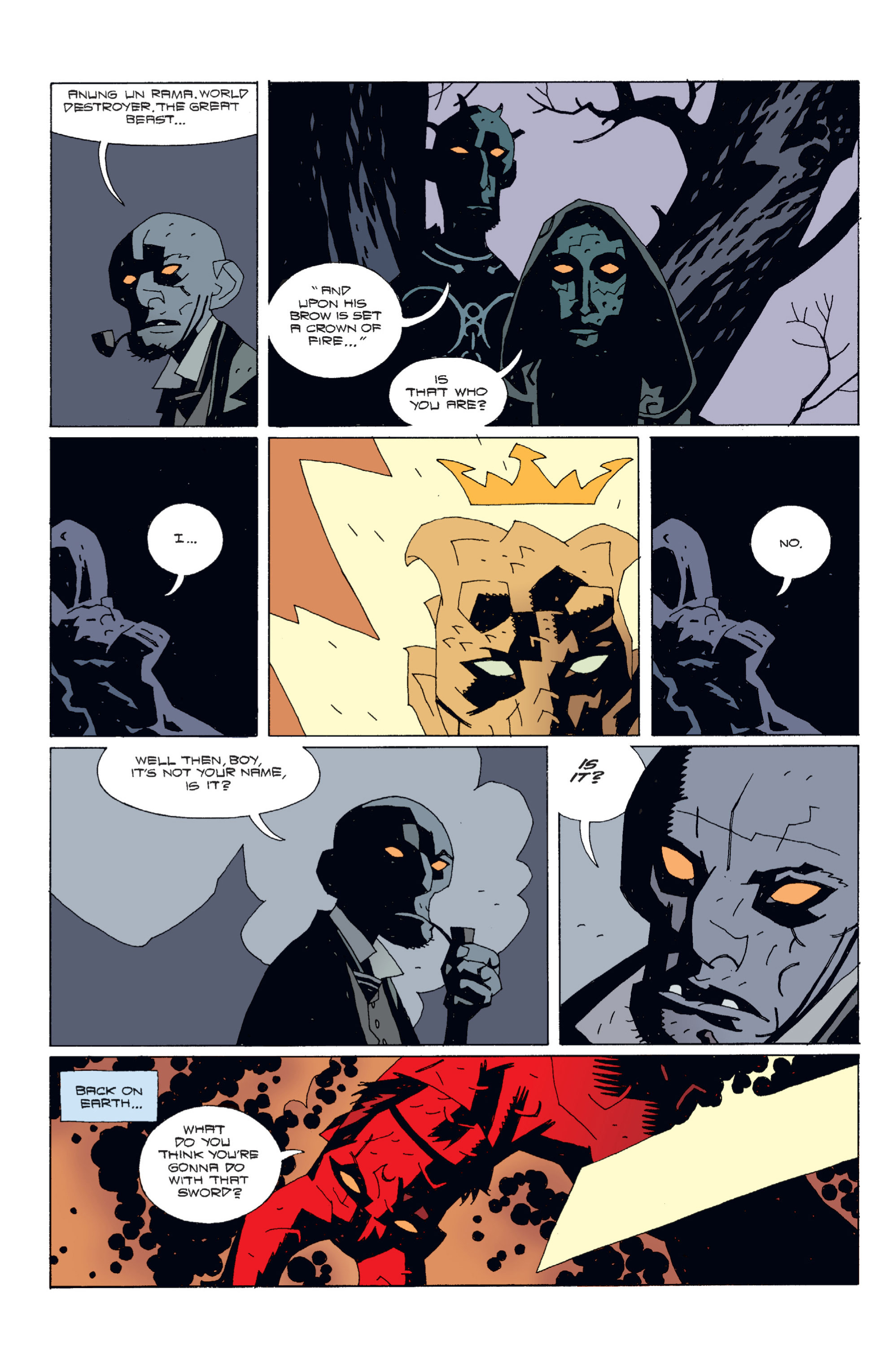 Read online Hellboy comic -  Issue #4 - 105
