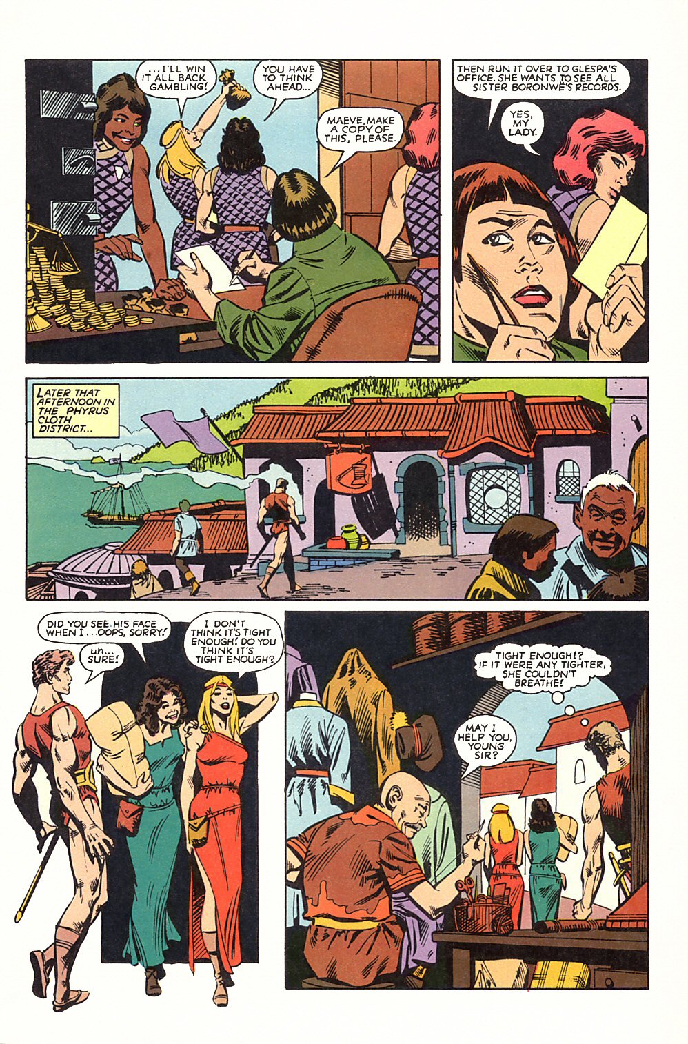 Read online Sisterhood of Steel comic -  Issue #4 - 7