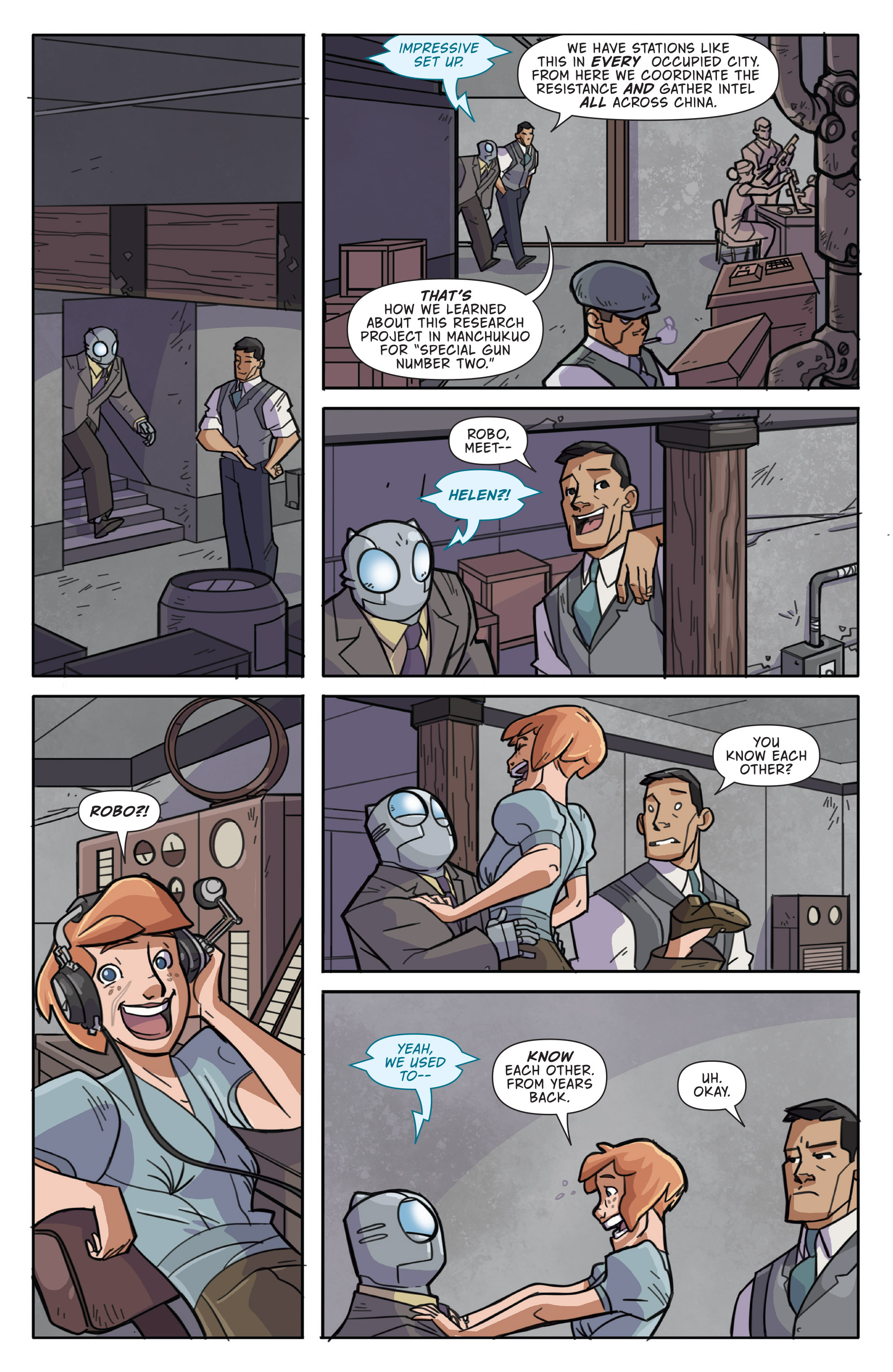 Read online Atomic Robo and the Temple of Od comic -  Issue #1 - 17