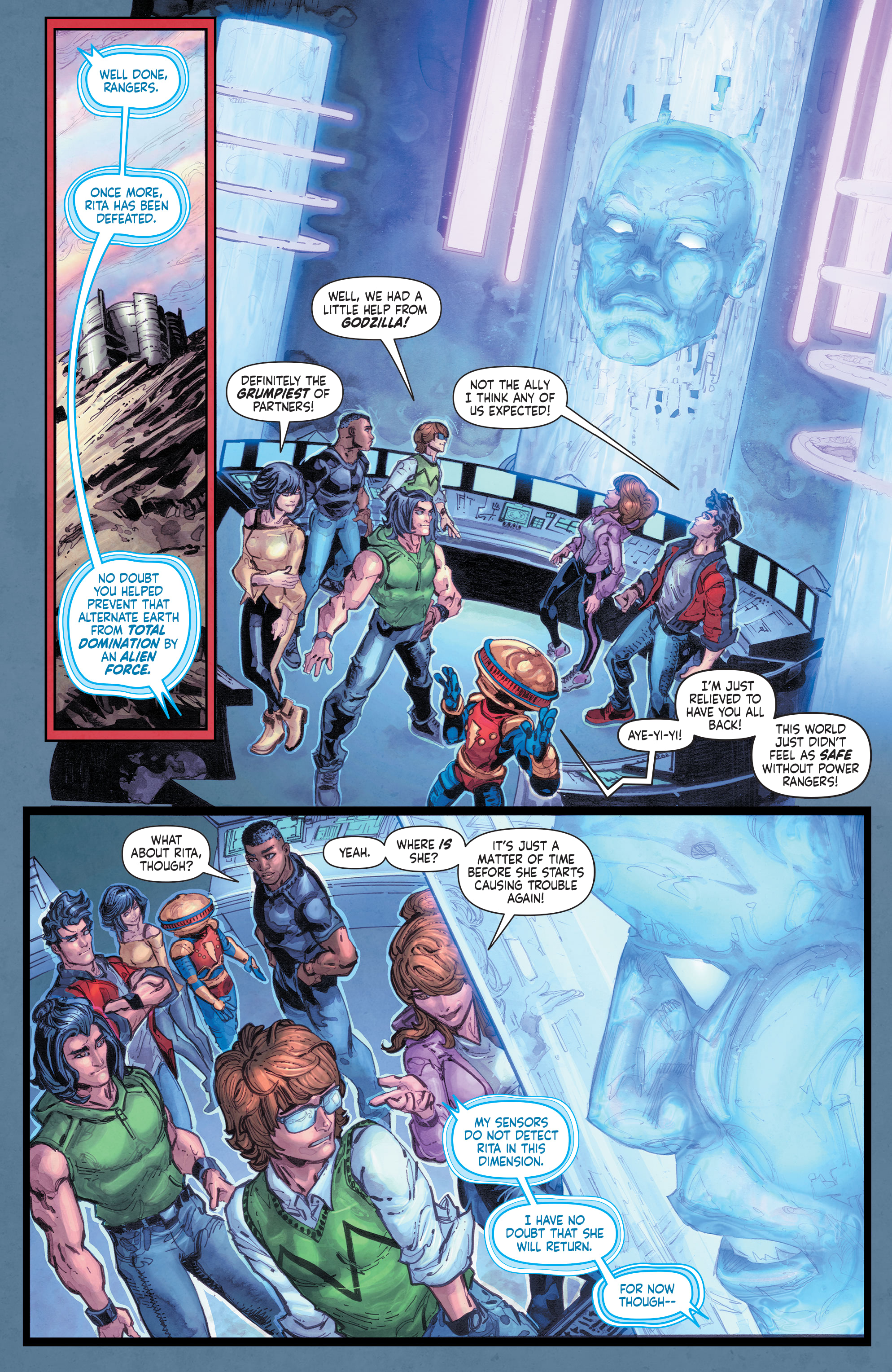 Read online Godzilla vs. The Mighty Morphin Power Rangers comic -  Issue #5 - 17