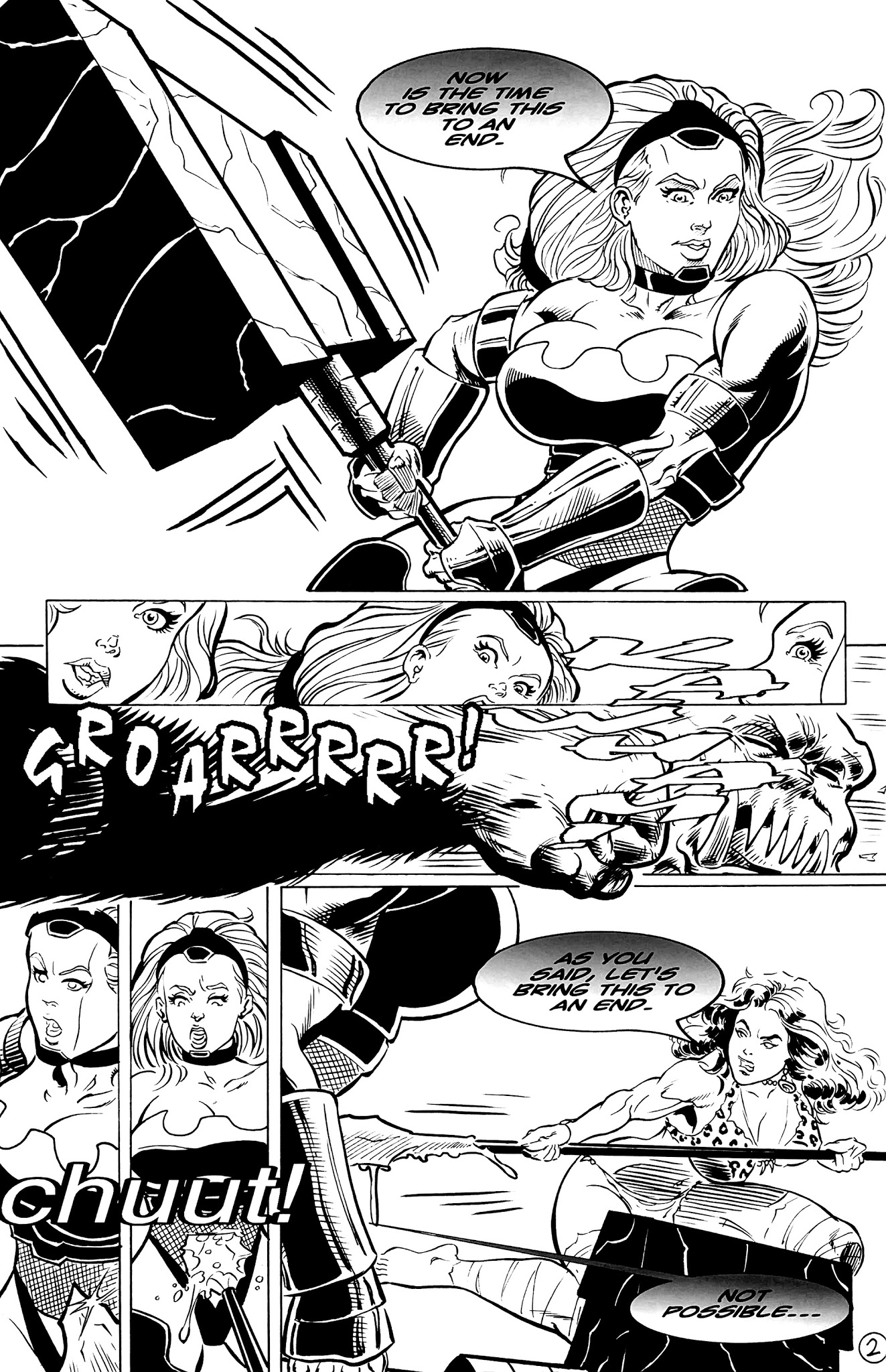 Read online Cavewoman: Sisters of the Arena comic -  Issue #2 - 4