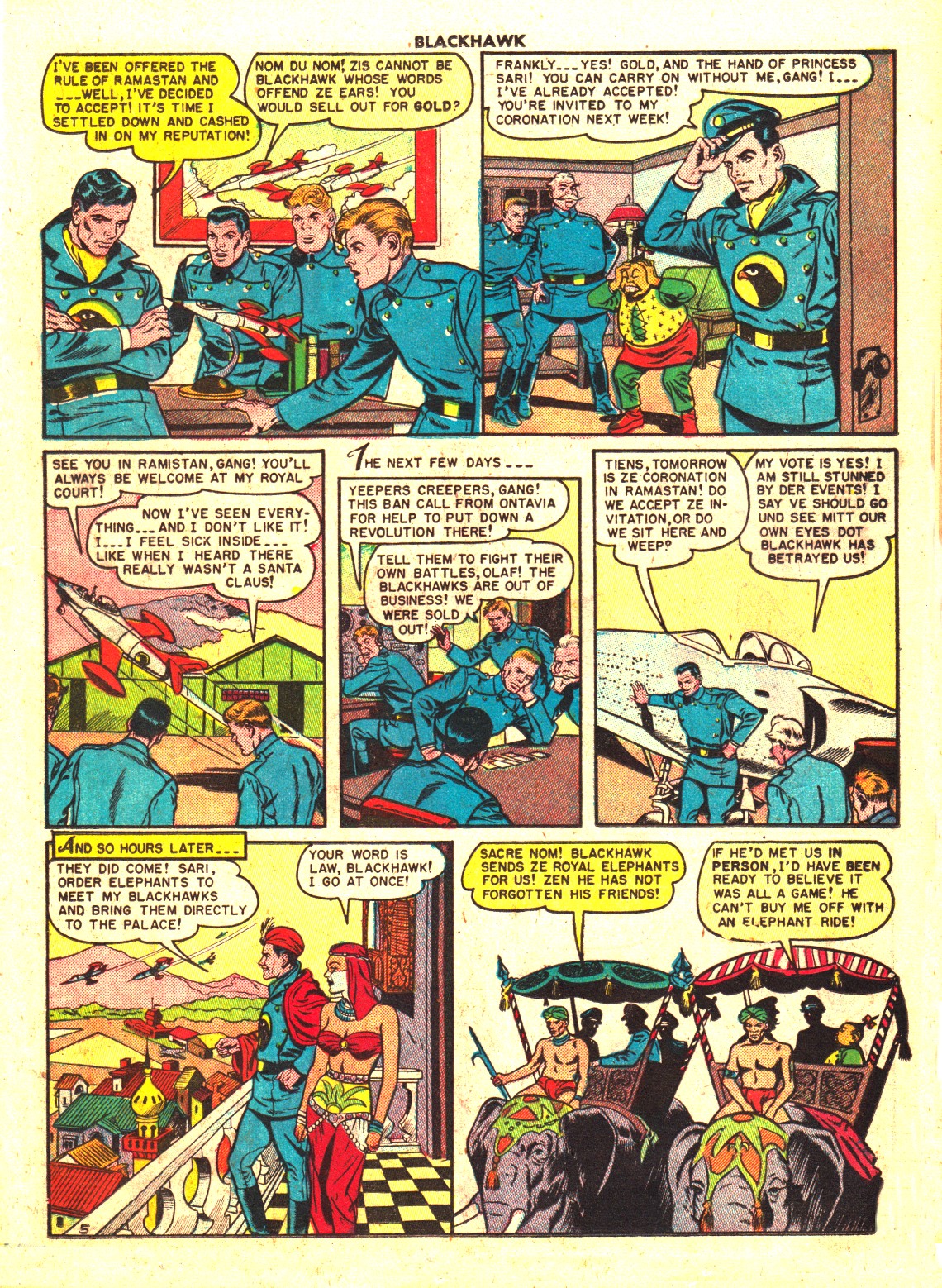 Read online Blackhawk (1957) comic -  Issue #37 - 19