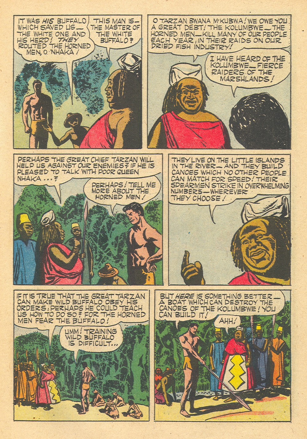 Read online Tarzan (1948) comic -  Issue #111 - 7