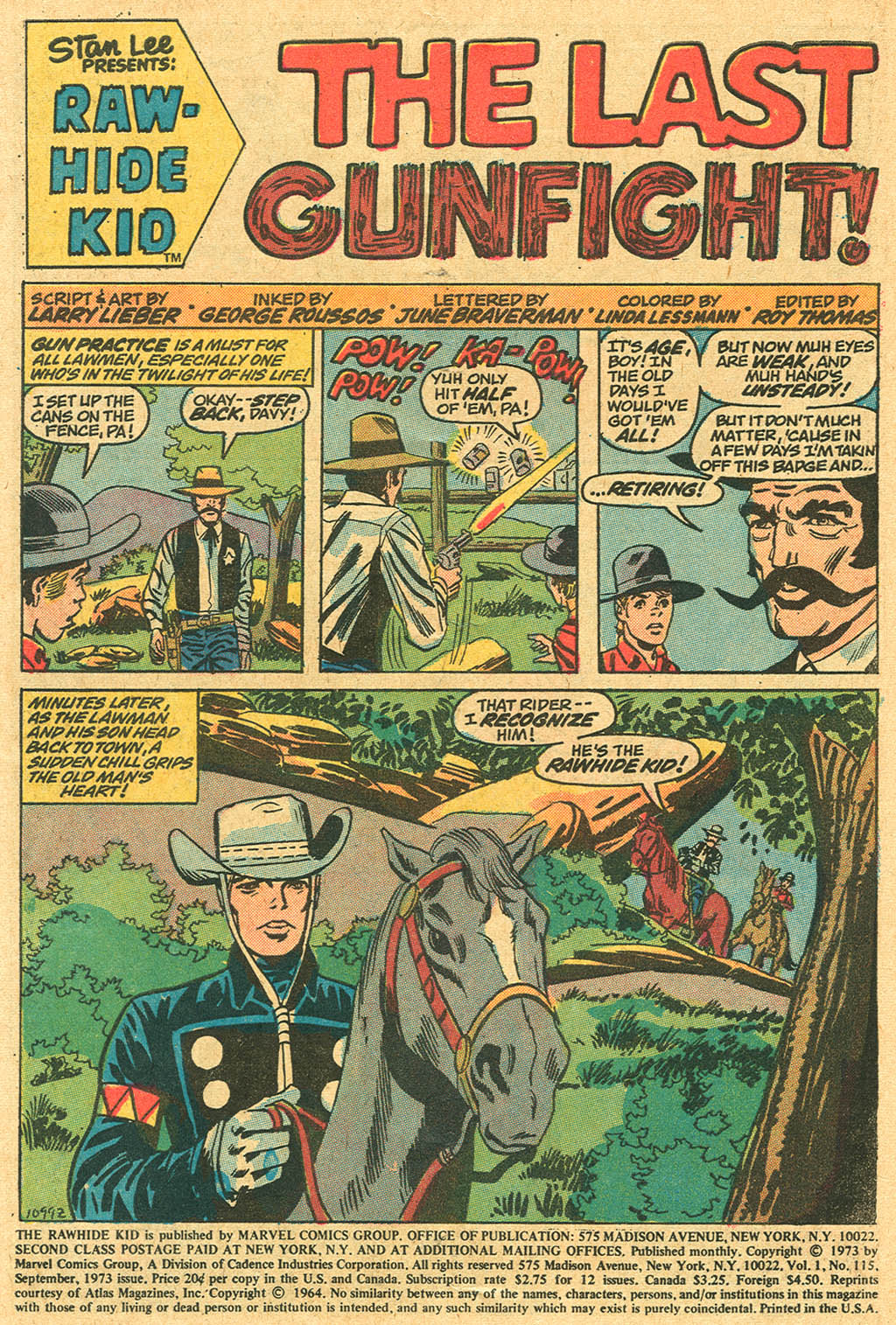 Read online The Rawhide Kid comic -  Issue #115 - 3