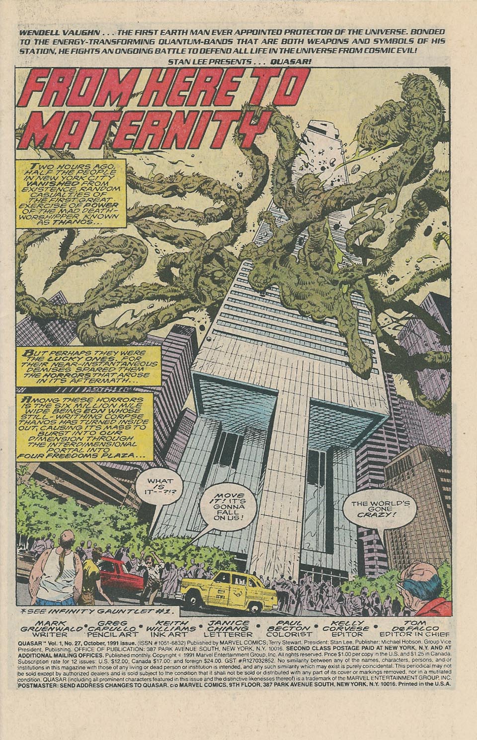 Read online Quasar comic -  Issue #27 - 2