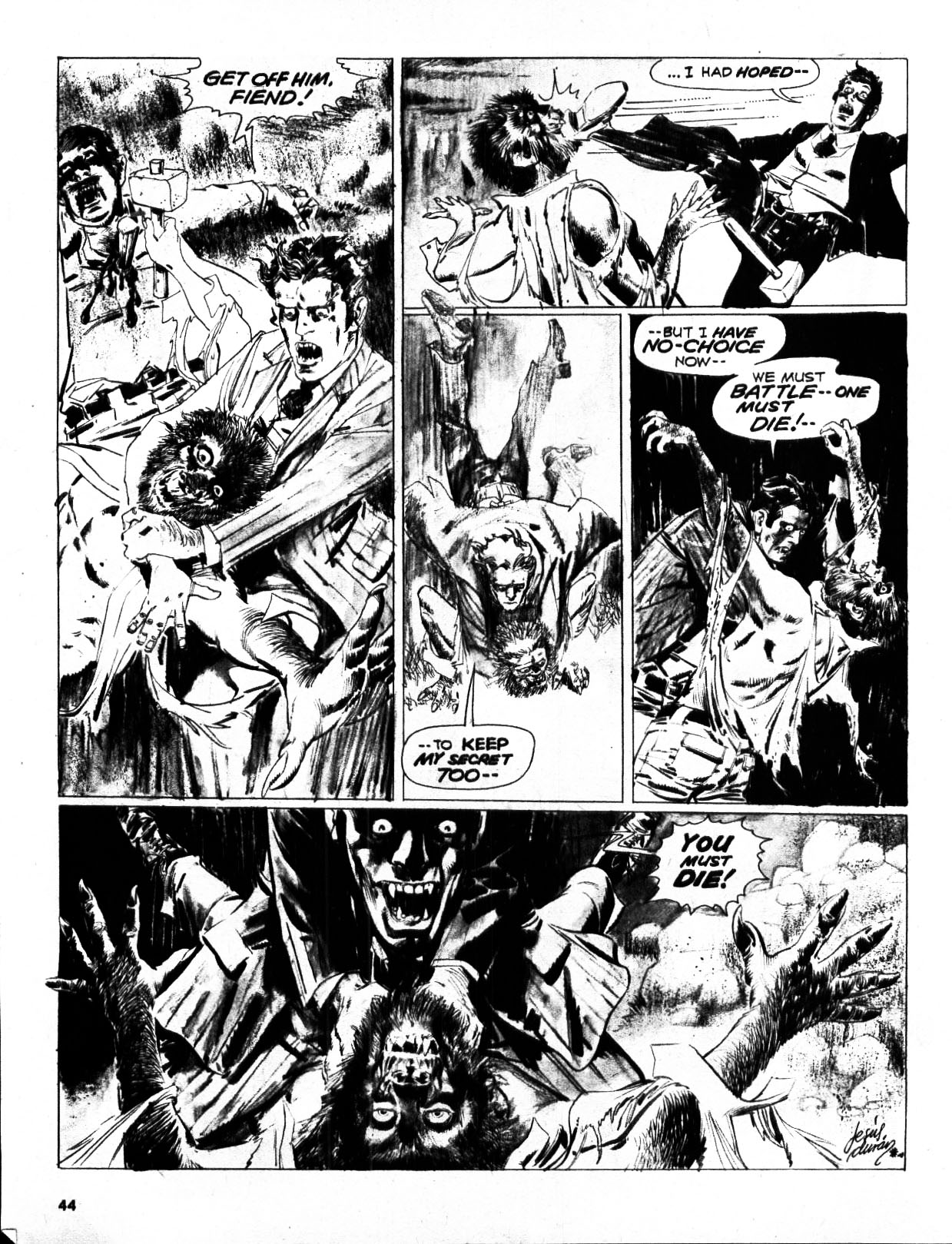 Read online Nightmare (1970) comic -  Issue #22 - 44
