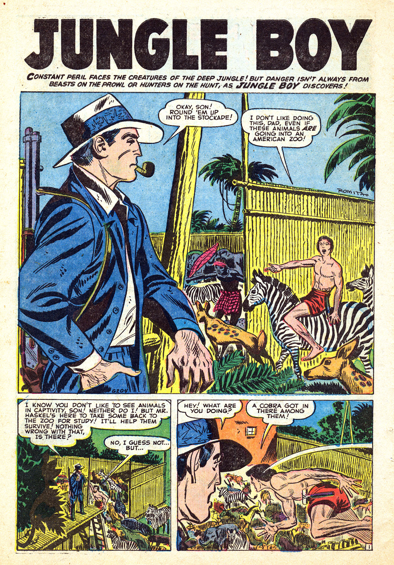Read online Jungle Action (1954) comic -  Issue #6 - 10