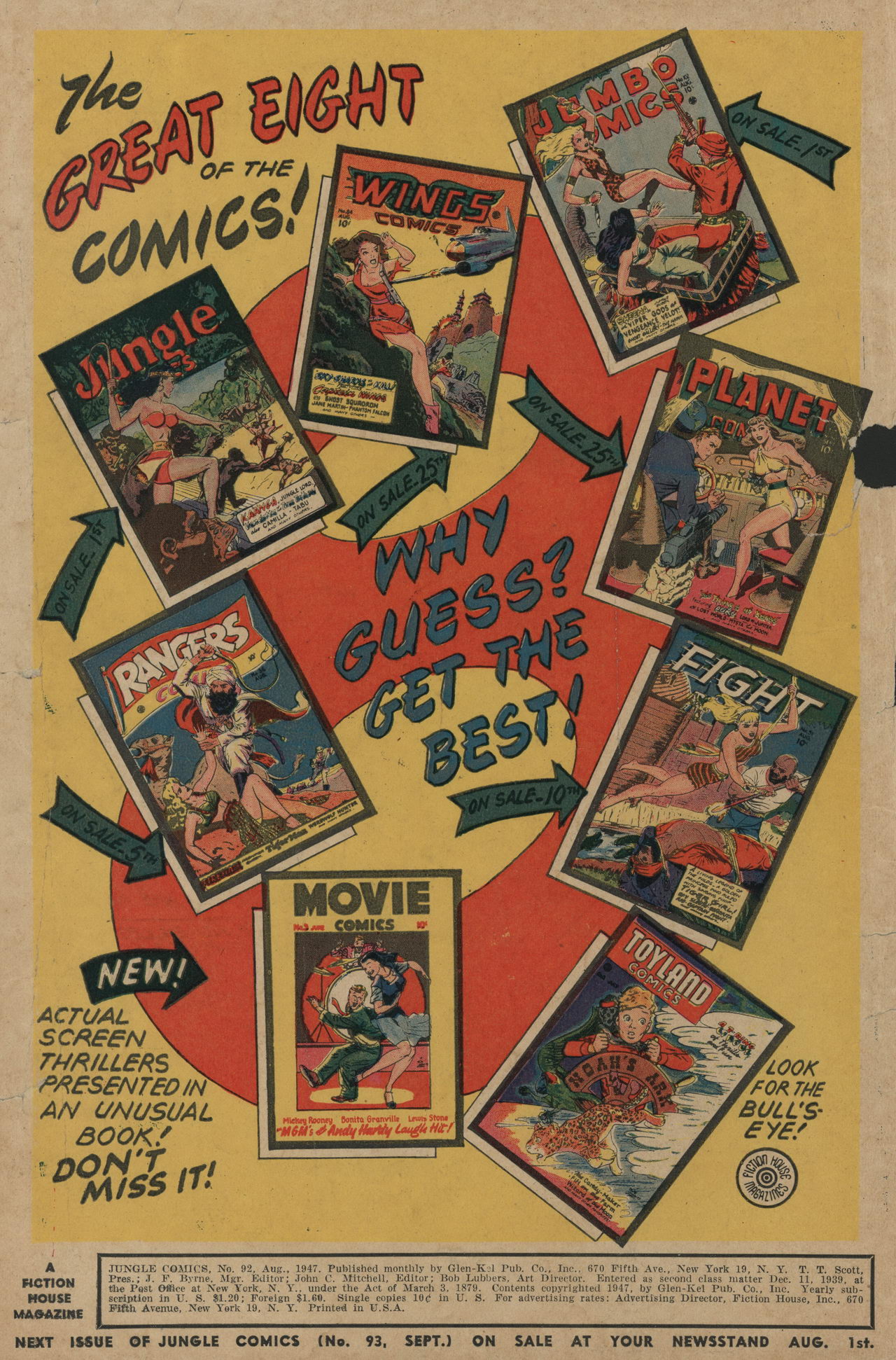 Read online Jungle Comics comic -  Issue #92 - 2