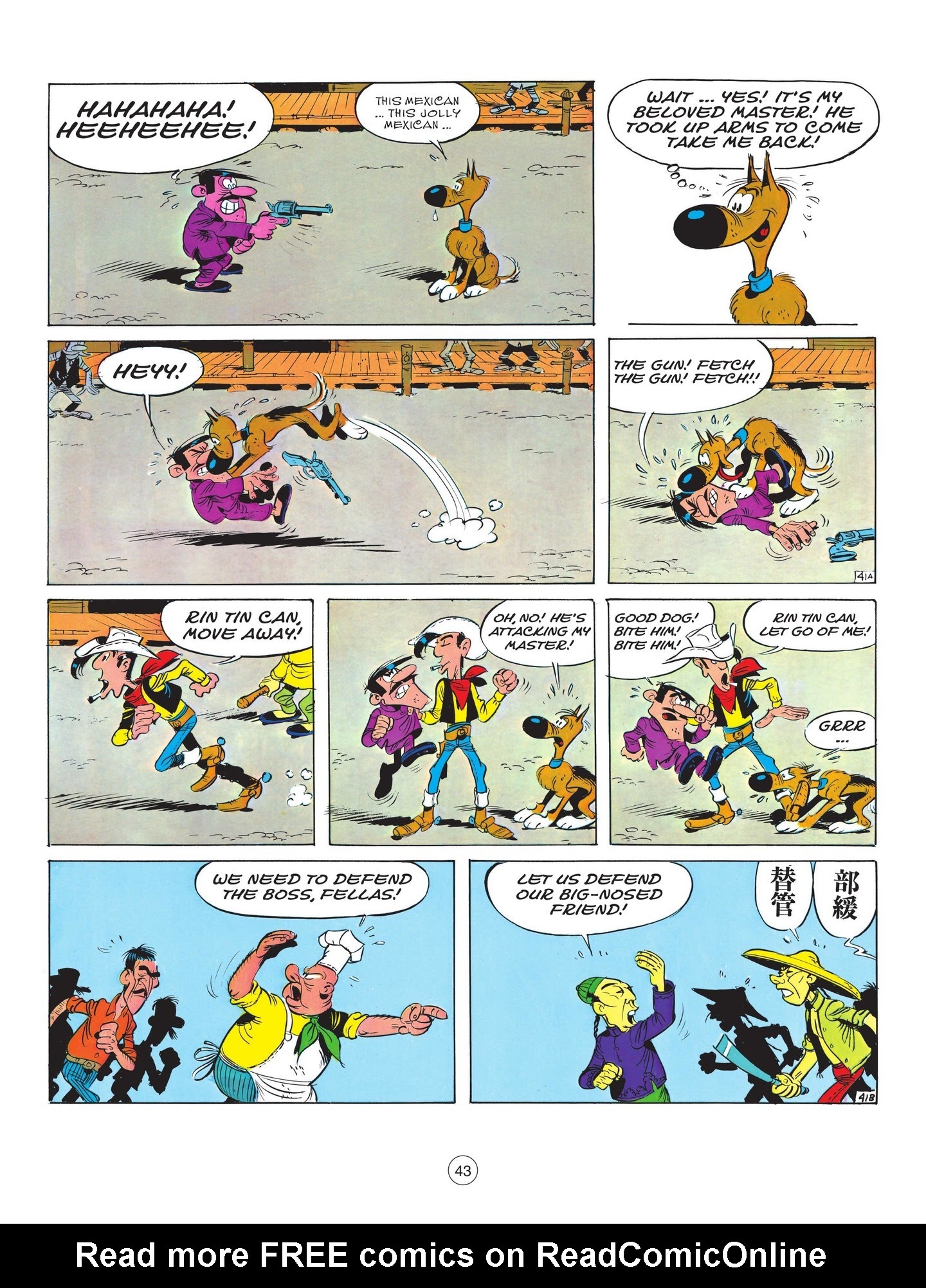 Read online A Lucky Luke Adventure comic -  Issue #75 - 45
