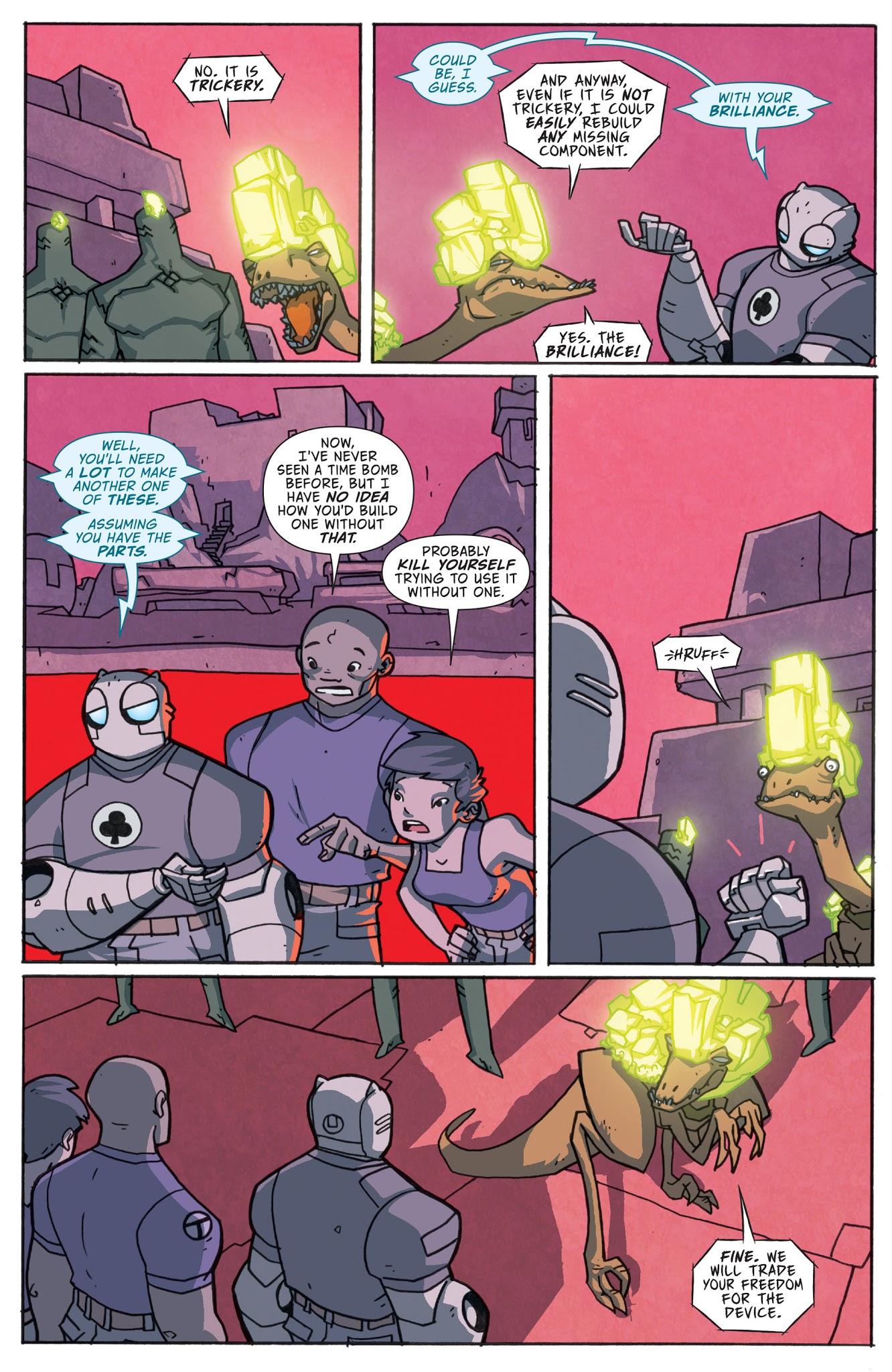 Read online Atomic Robo and the Savage Sword of Dr. Dinosaur comic -  Issue #2 - 14