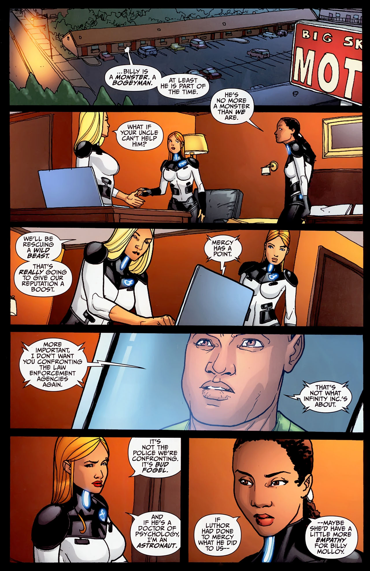 Read online Infinity Inc. (2007) comic -  Issue #10 - 11