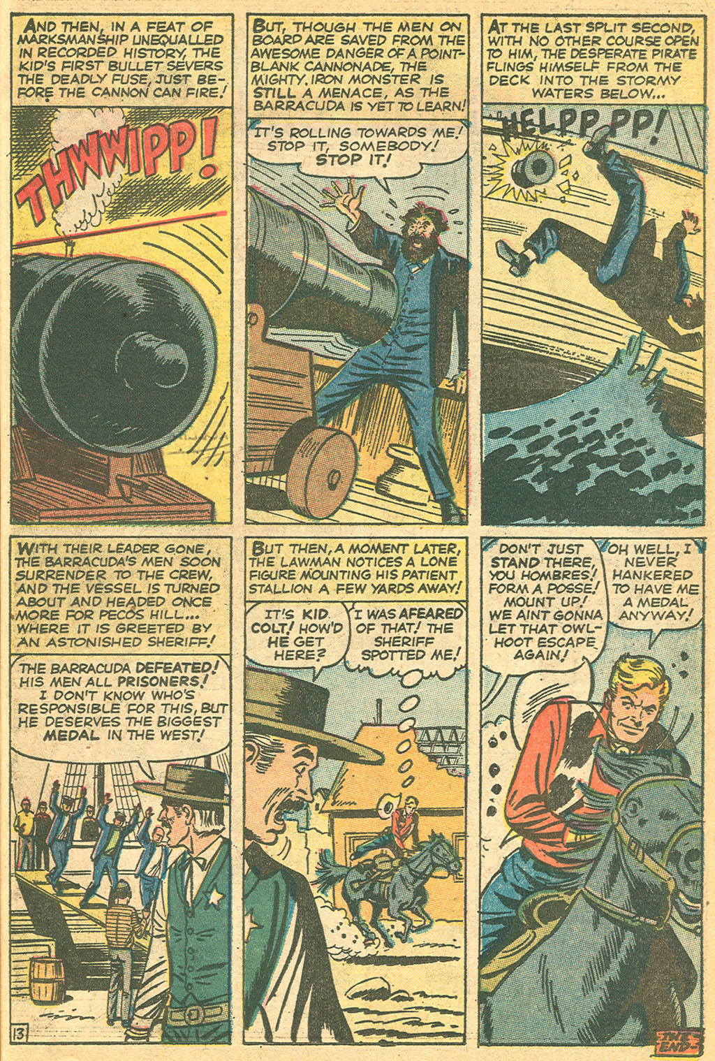 Read online Kid Colt Outlaw comic -  Issue #131 - 39