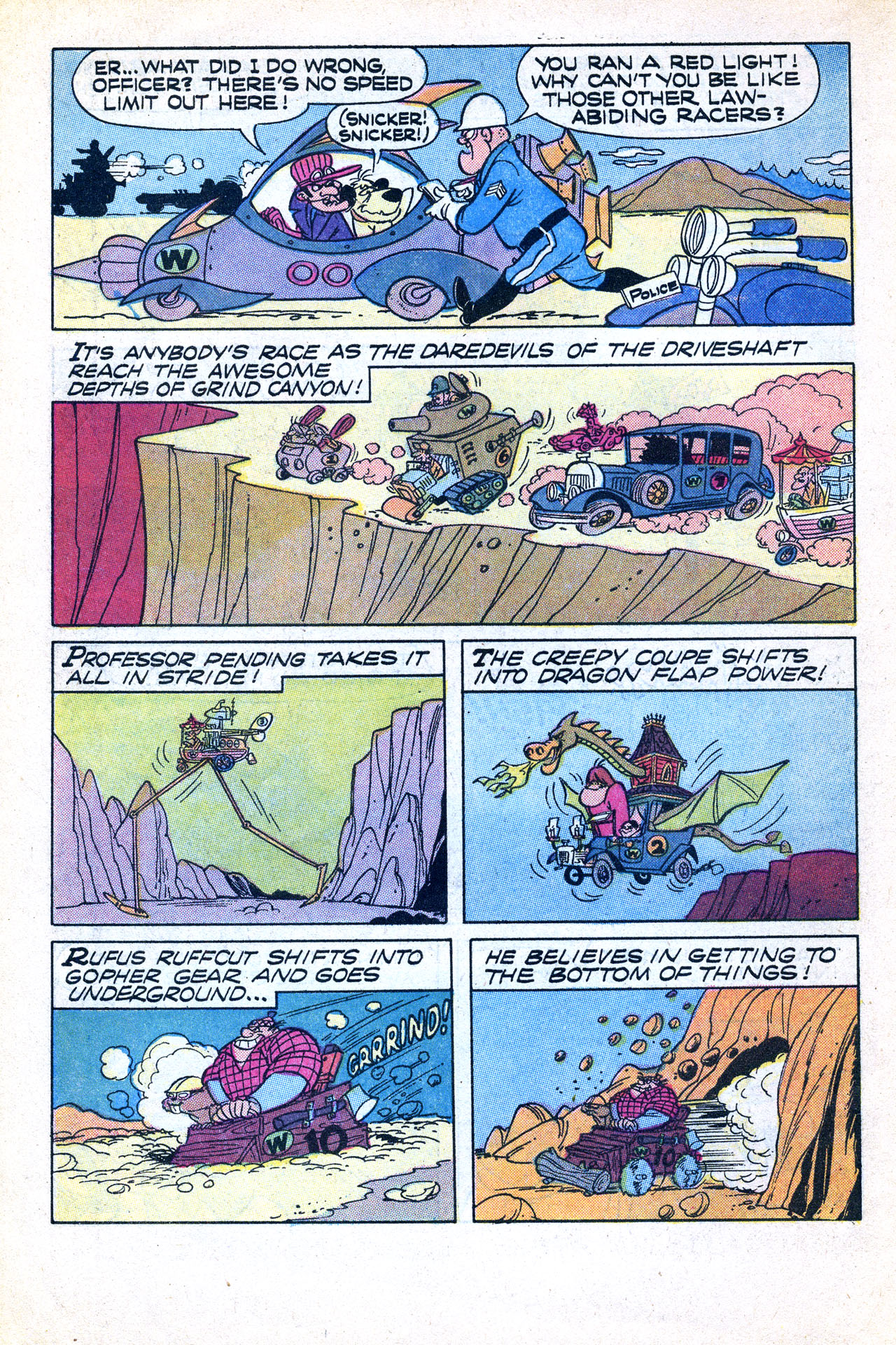 Read online Hanna-Barbera Wacky Races comic -  Issue #4 - 5