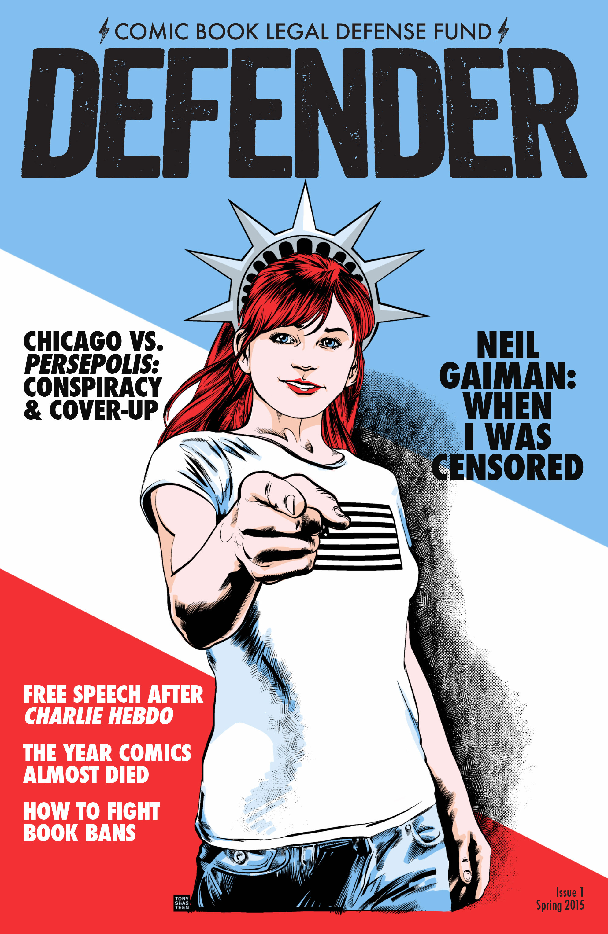 Read online CBLDF Defender comic -  Issue #1 - 1