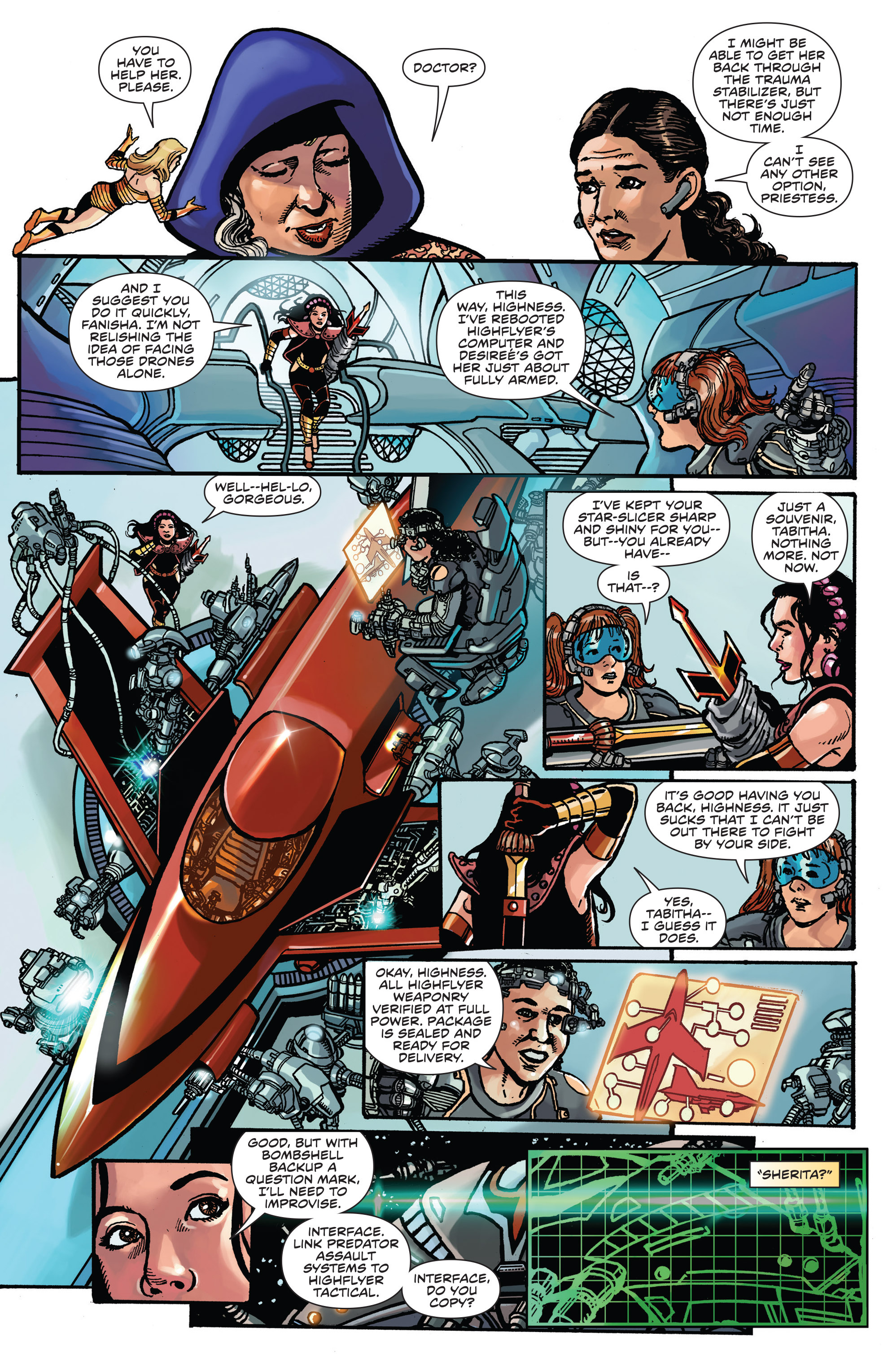 Read online George Pérez's Sirens comic -  Issue #2 - 13