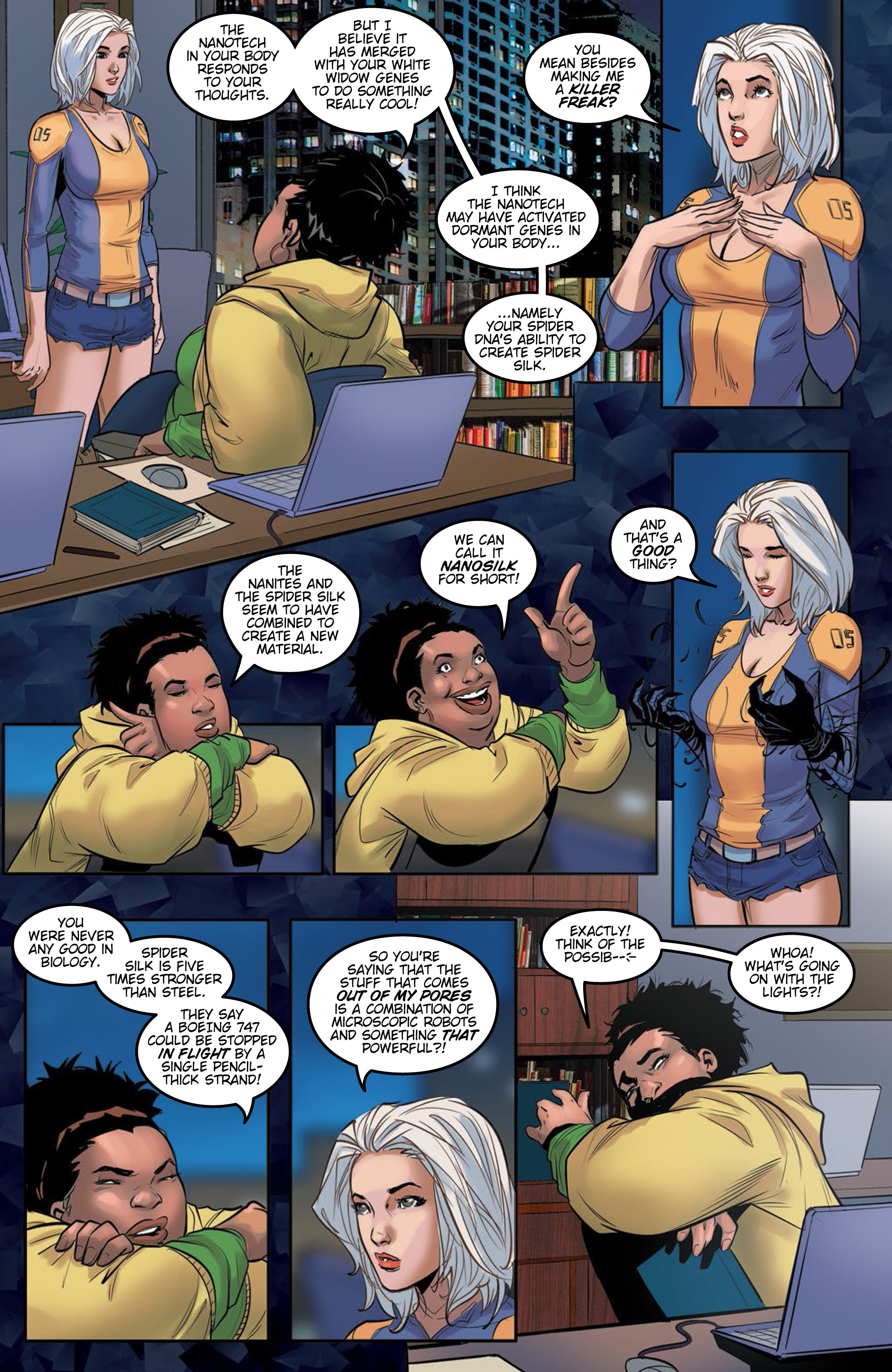 Read online White Widow comic -  Issue #2 - 22