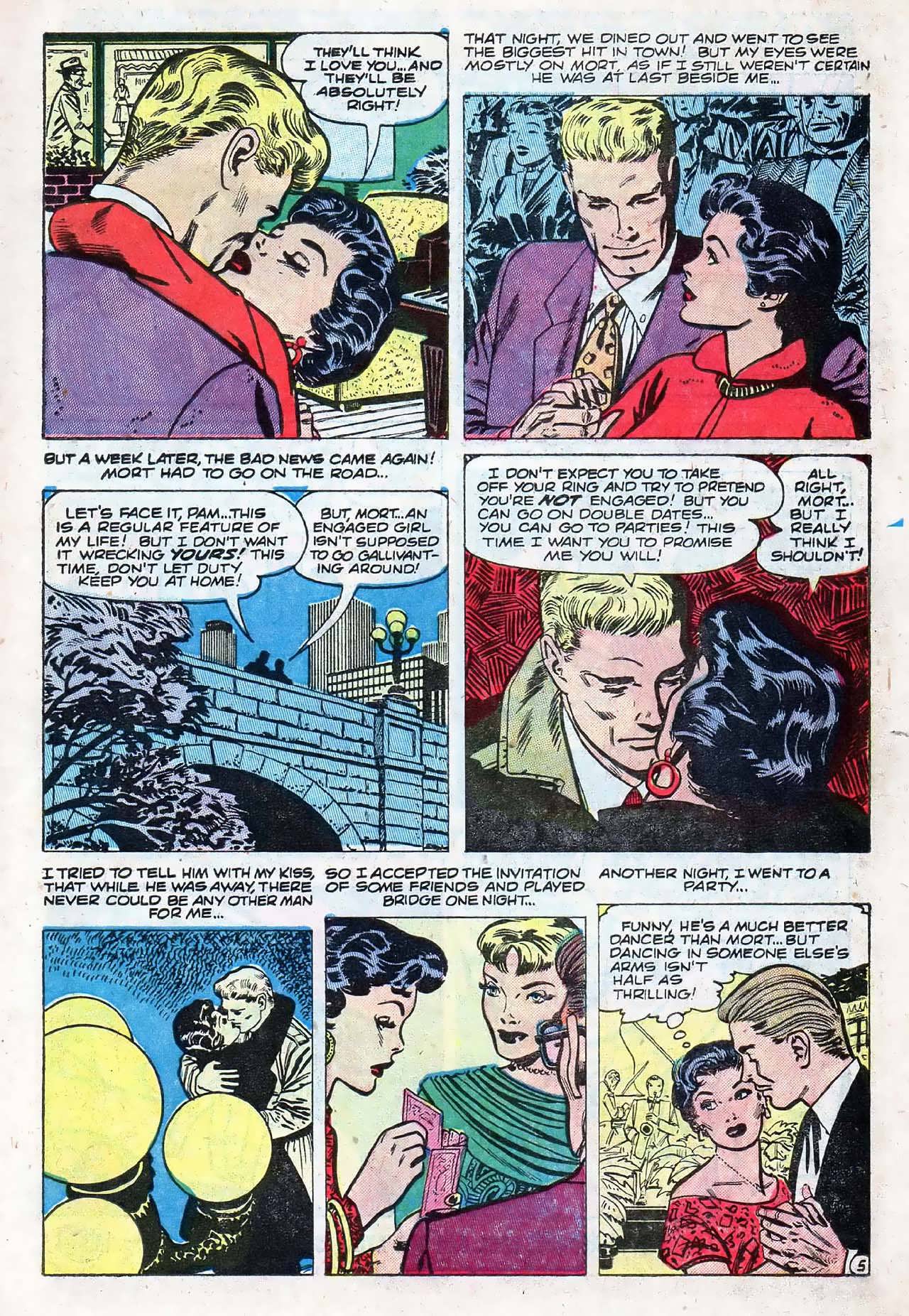 Read online Love Romances comic -  Issue #46 - 15