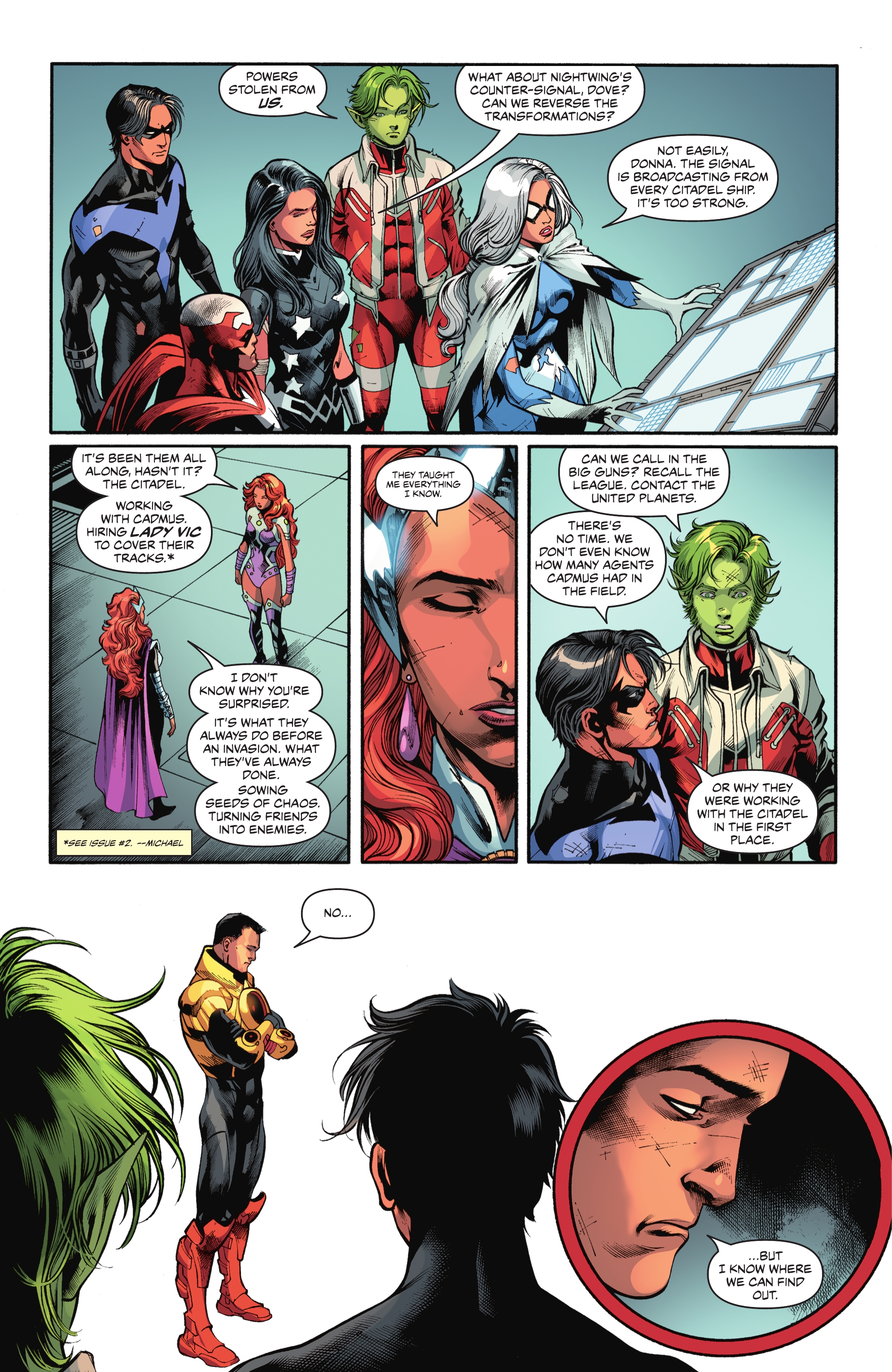 Read online Titans United comic -  Issue #7 - 7