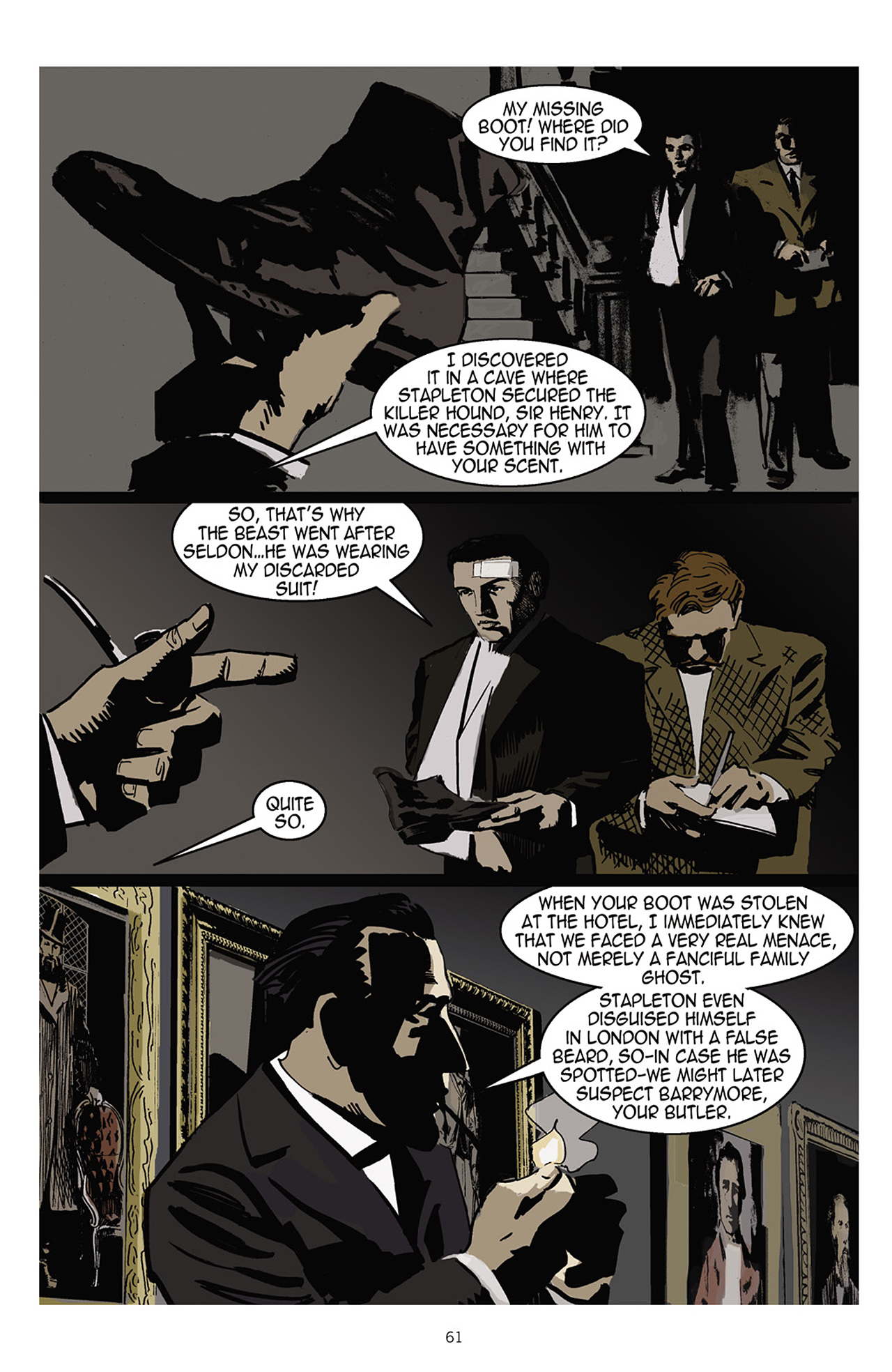 Read online The Hound of the Baskervilles comic -  Issue # TPB - 62