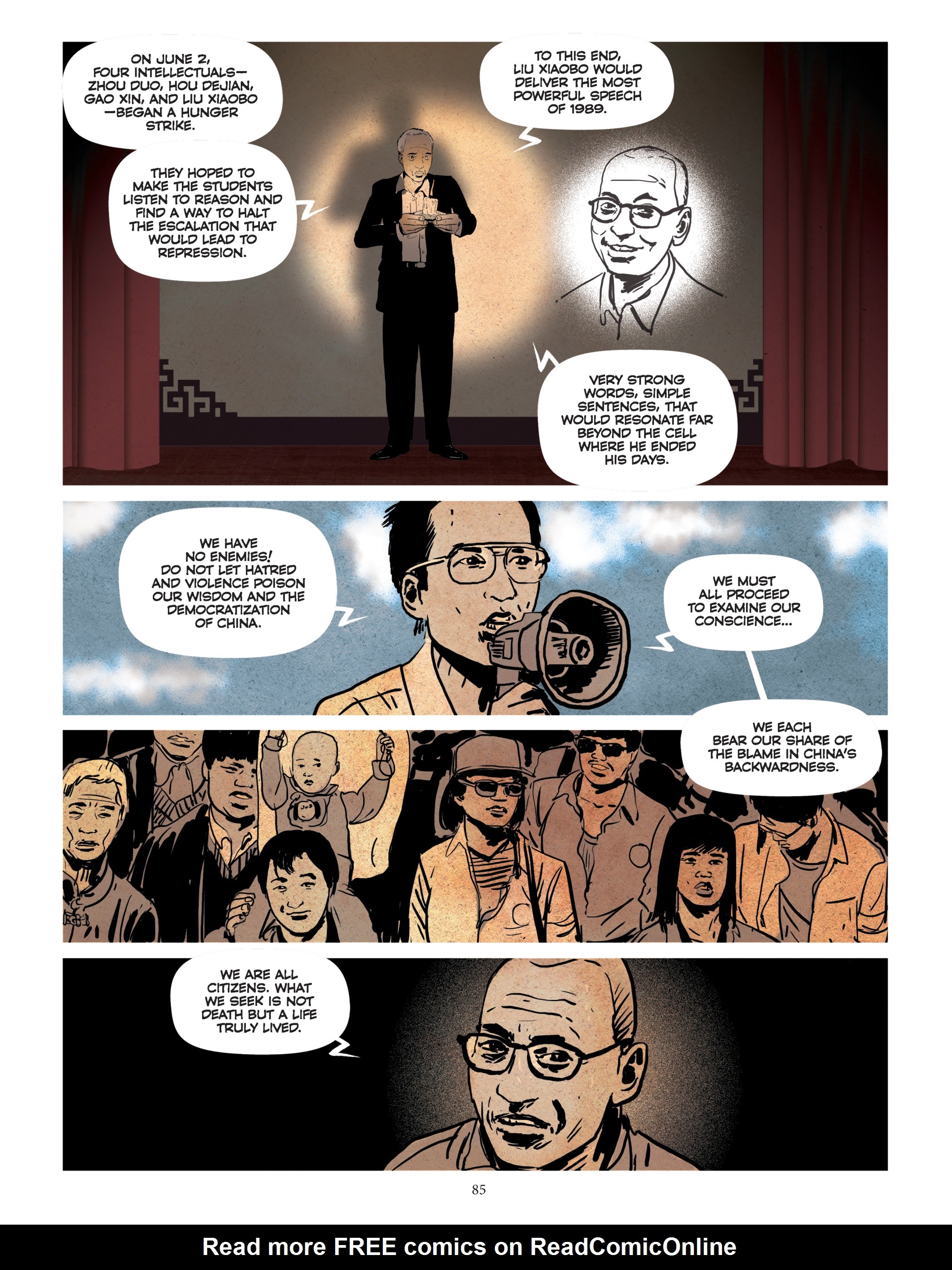 Read online Tiananmen 1989: Our Shattered Hopes comic -  Issue # TPB - 88