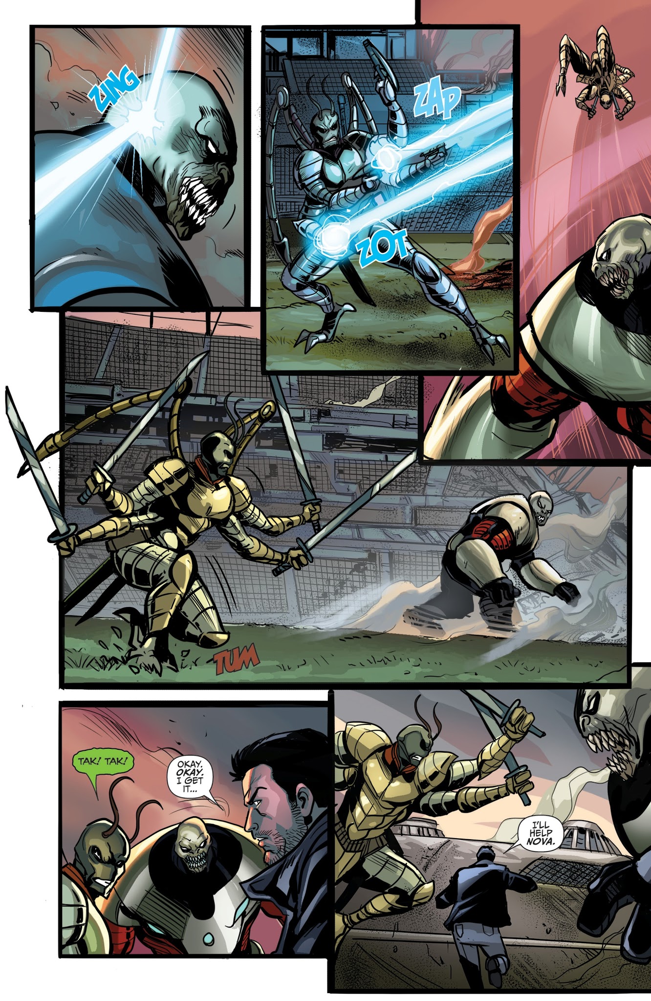 Read online Aliens vs. Zombies comic -  Issue #5 - 11