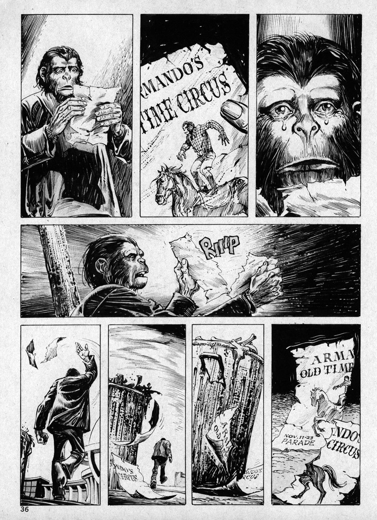 Read online Planet of the Apes comic -  Issue #19 - 35