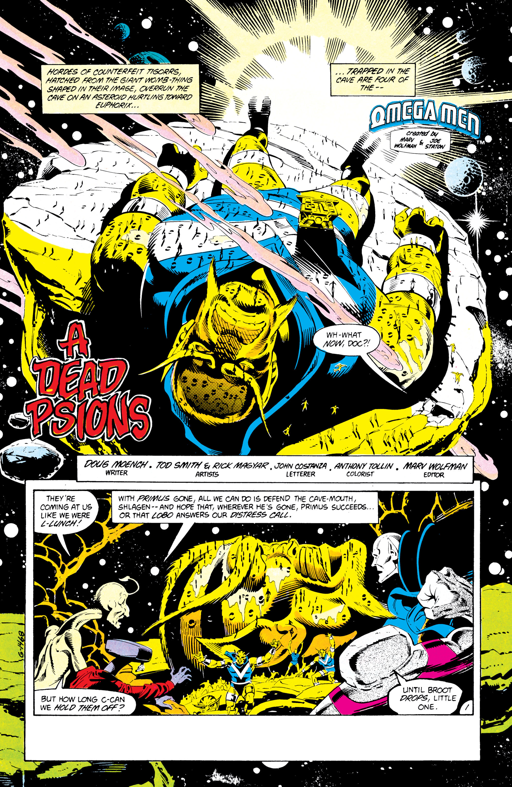 Read online The Omega Men (1983) comic -  Issue #20 - 2