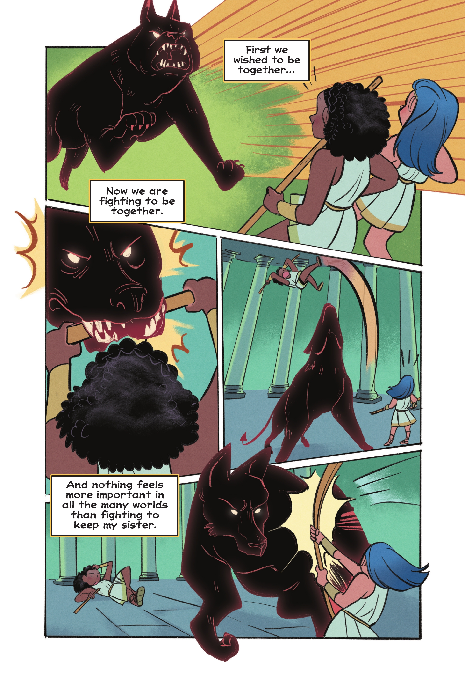 Read online Diana and Nubia: Princesses of the Amazons comic -  Issue # TPB (Part 2) - 36