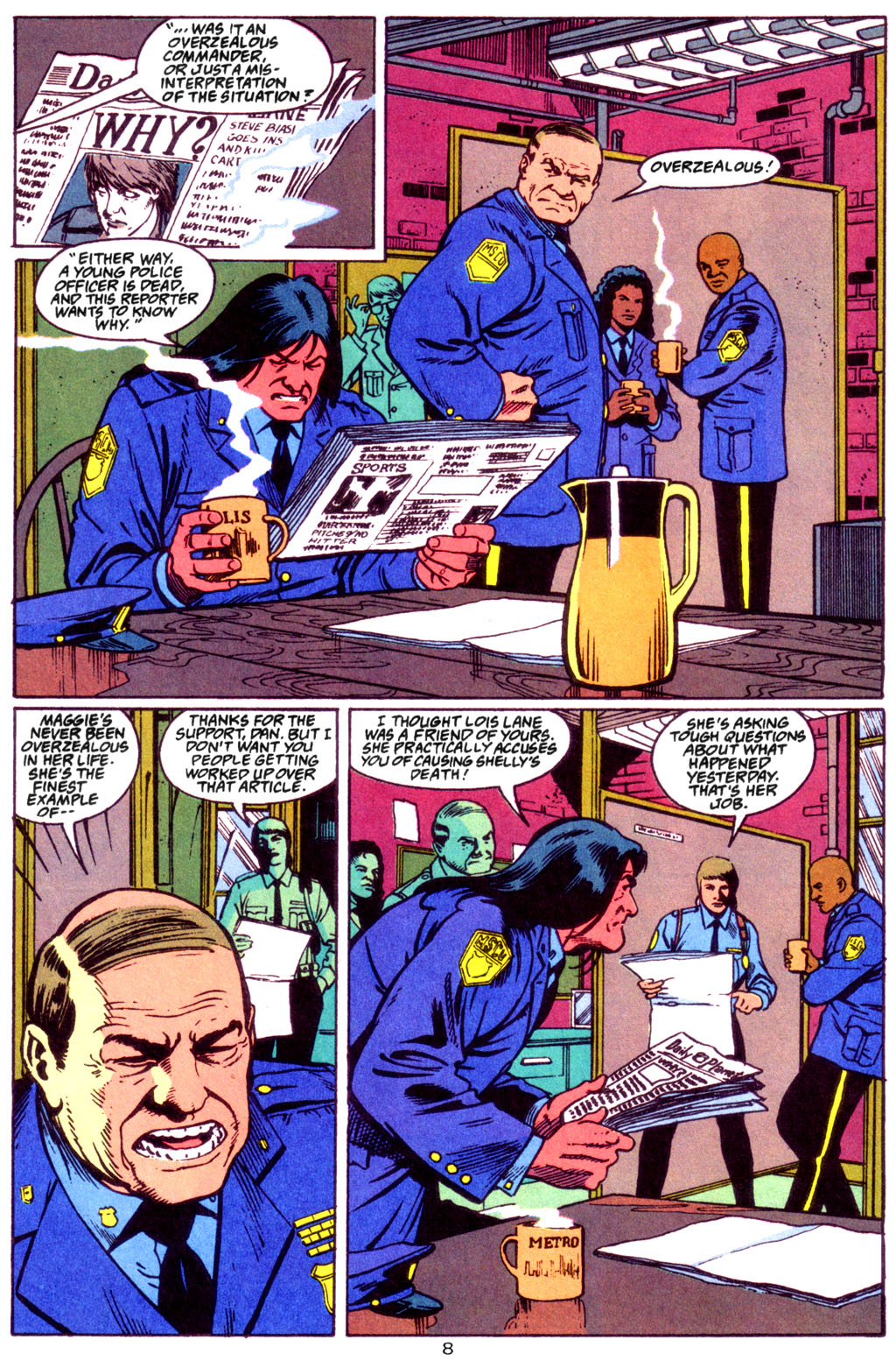 Read online Metropolis S.C.U. comic -  Issue #1 - 8