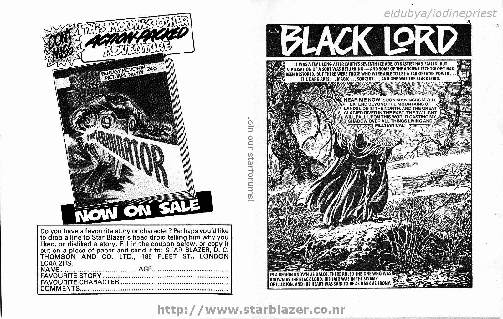 Read online Starblazer comic -  Issue #175 - 3