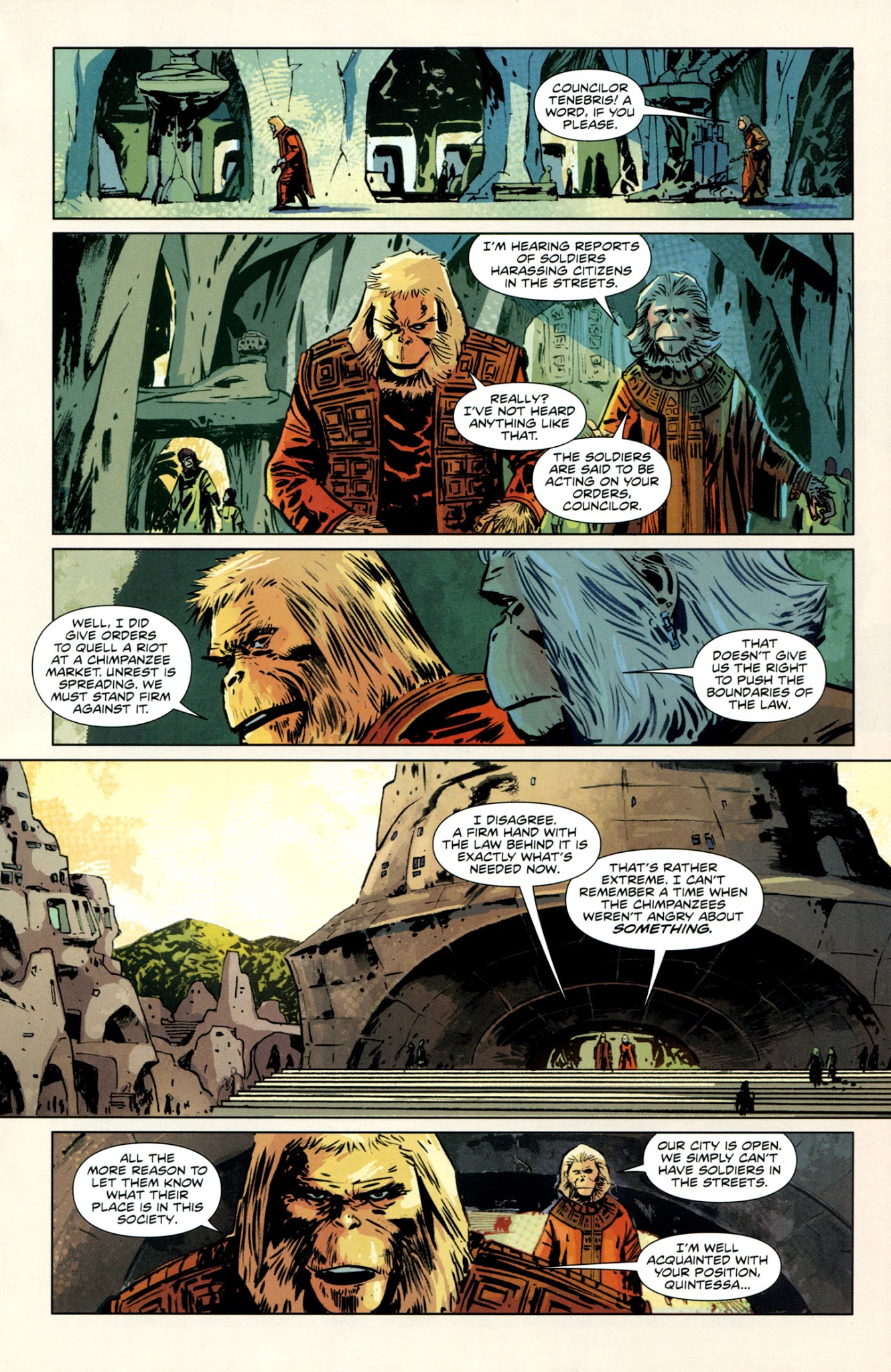 Read online Betrayal of the Planet of the Apes comic -  Issue #3 - 11