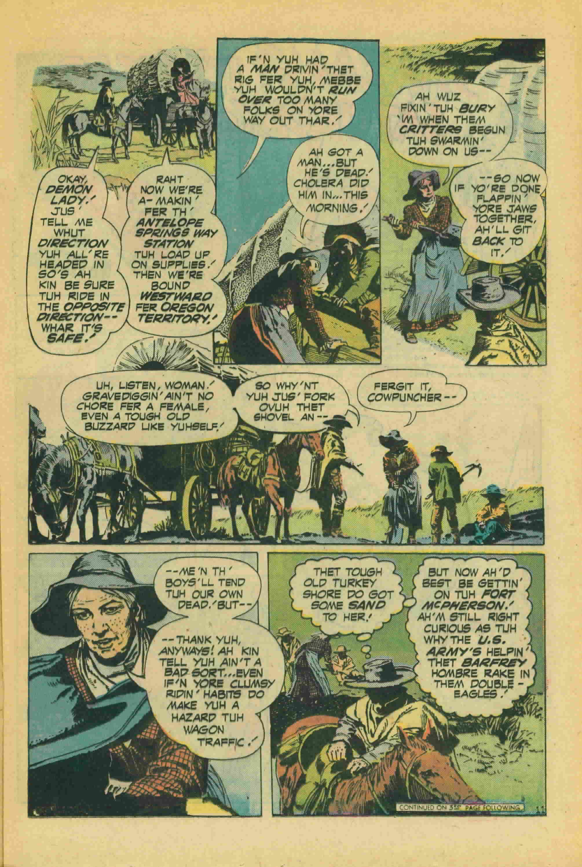 Read online Weird Western Tales (1972) comic -  Issue #25 - 12