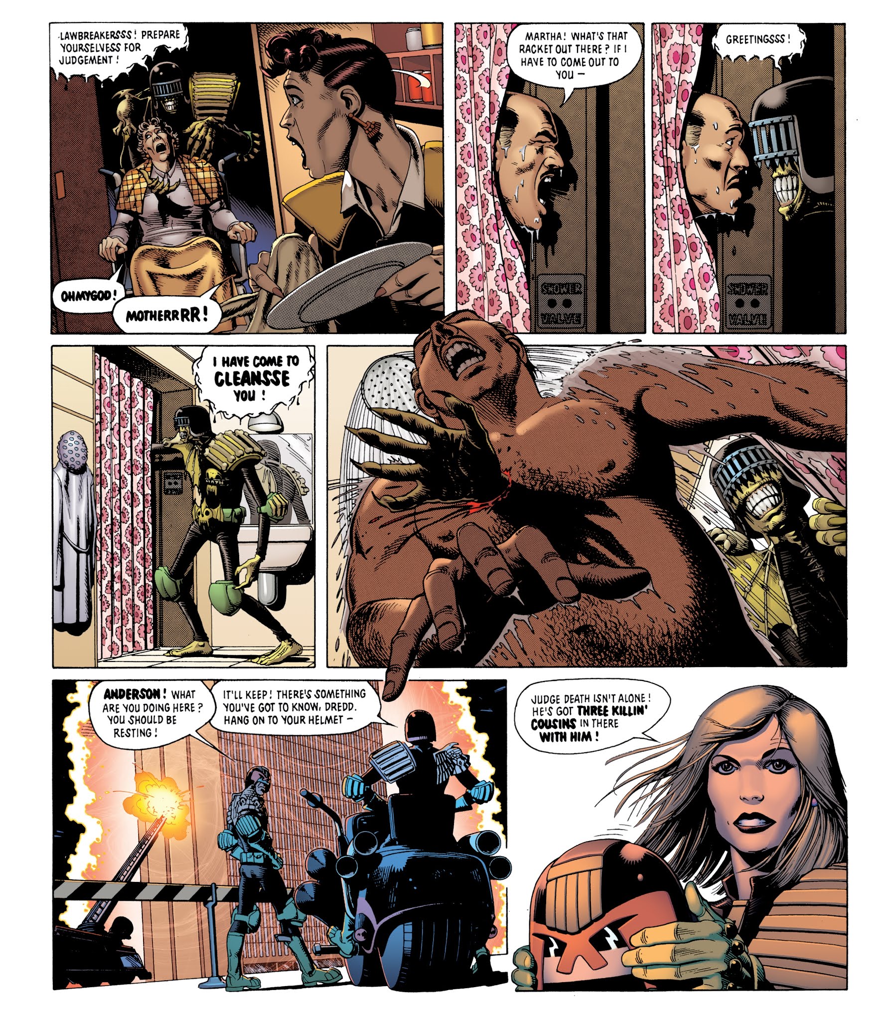 Read online Judge Dredd Classics: The Dark Judges comic -  Issue # TPB - 36
