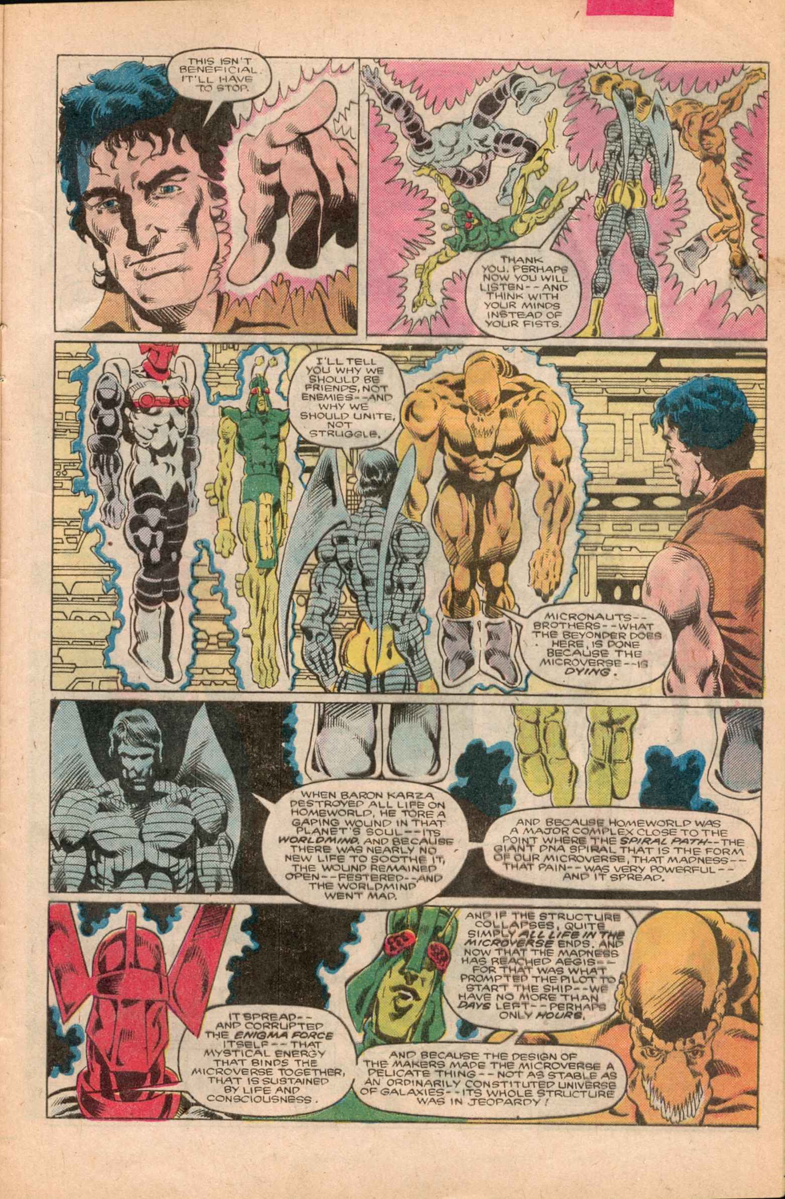 Read online Micronauts: The New Voyages comic -  Issue #16 - 20