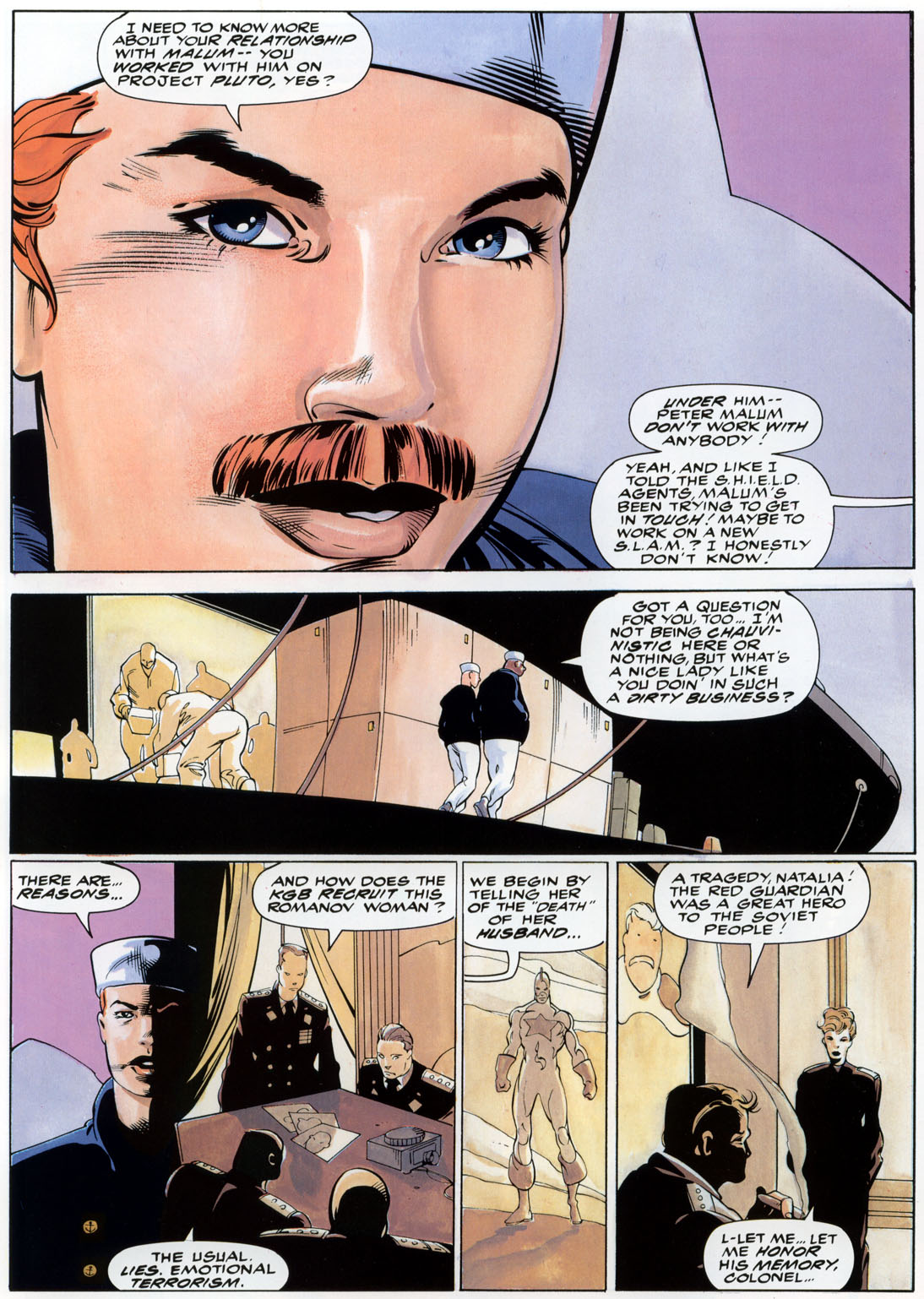 Read online Marvel Graphic Novel comic -  Issue #74 - Punisher & Black Widow - Spinning Doomsday's Web - 24