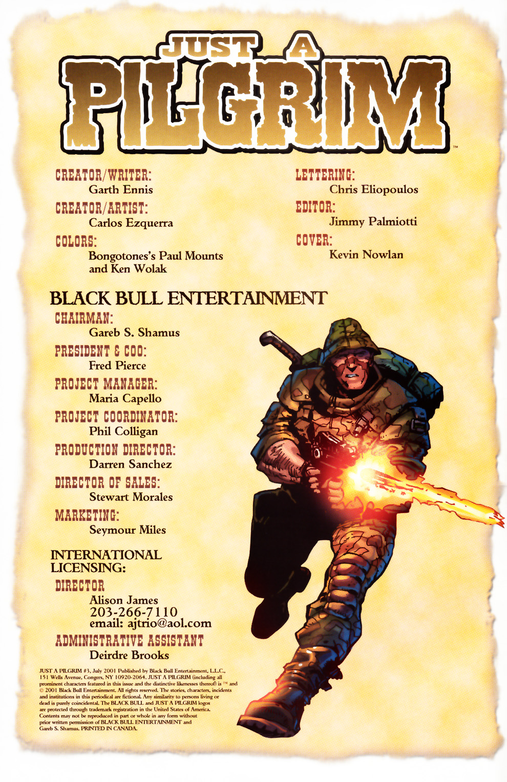 Read online Just A Pilgrim comic -  Issue #3 - 2