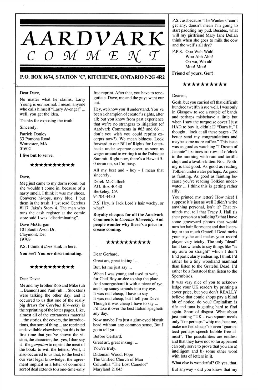 Read online Cerebus comic -  Issue #119 - 23