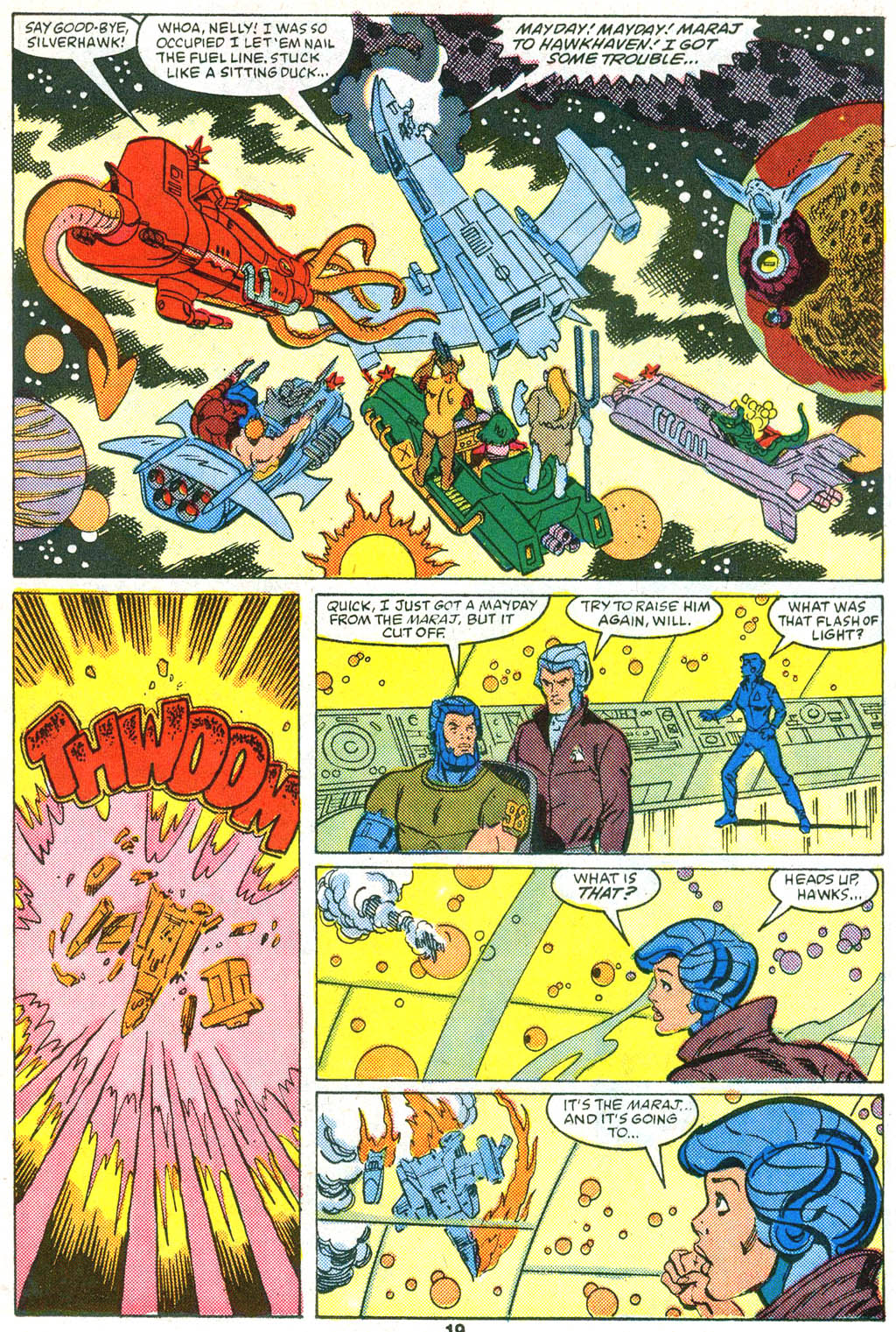 Read online SilverHawks comic -  Issue #6 - 16