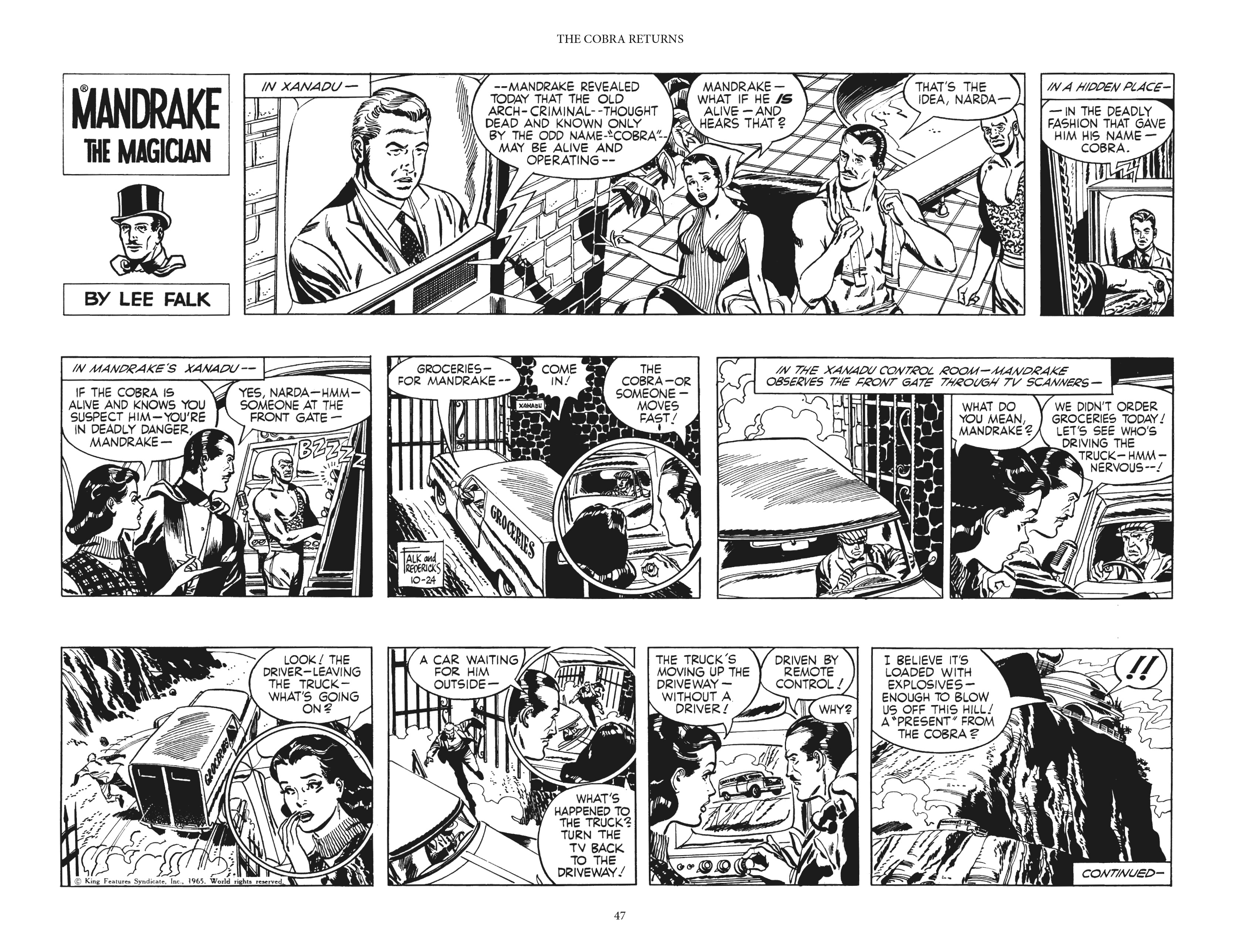 Read online Mandrake the Magician: The Fred Fredricks Sundays comic -  Issue # TPB (Part 1) - 48