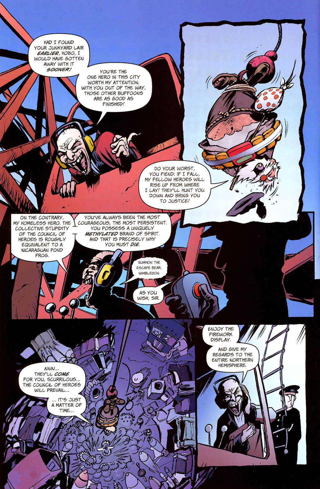 Read online Paul Jenkins' Sidekick comic -  Issue #2 - 4