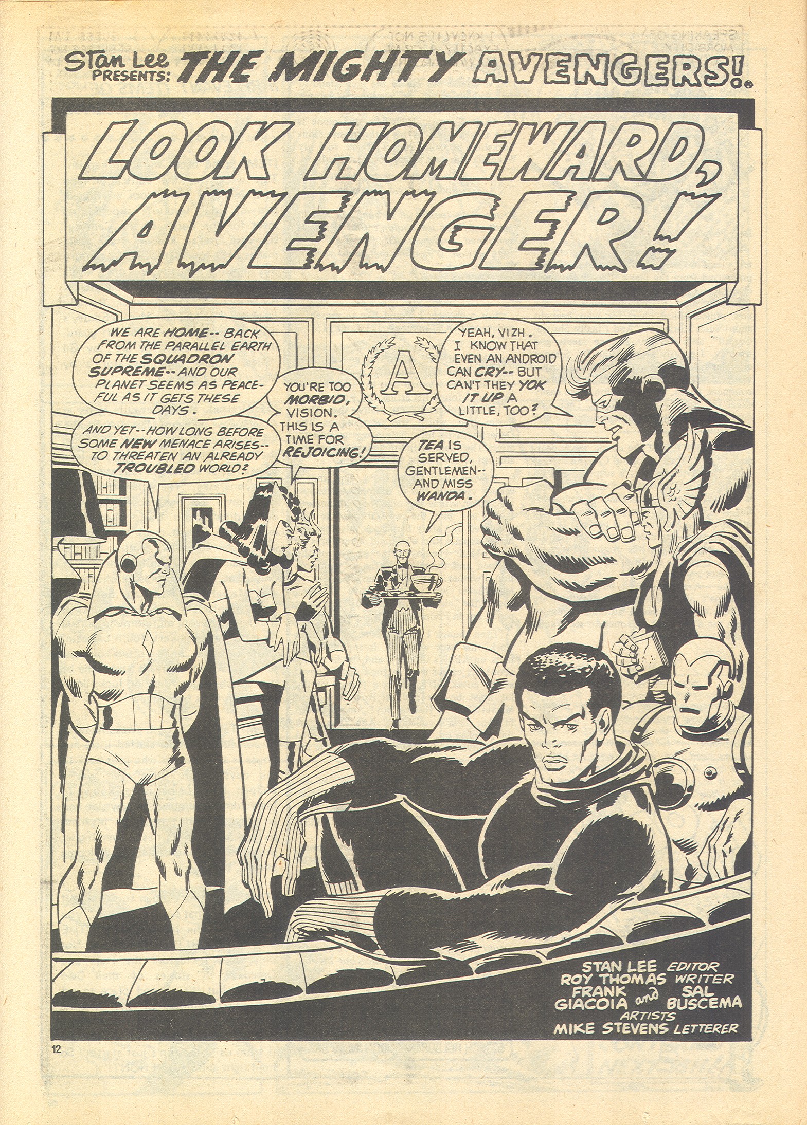 Read online The Avengers (1973) comic -  Issue #138 - 12