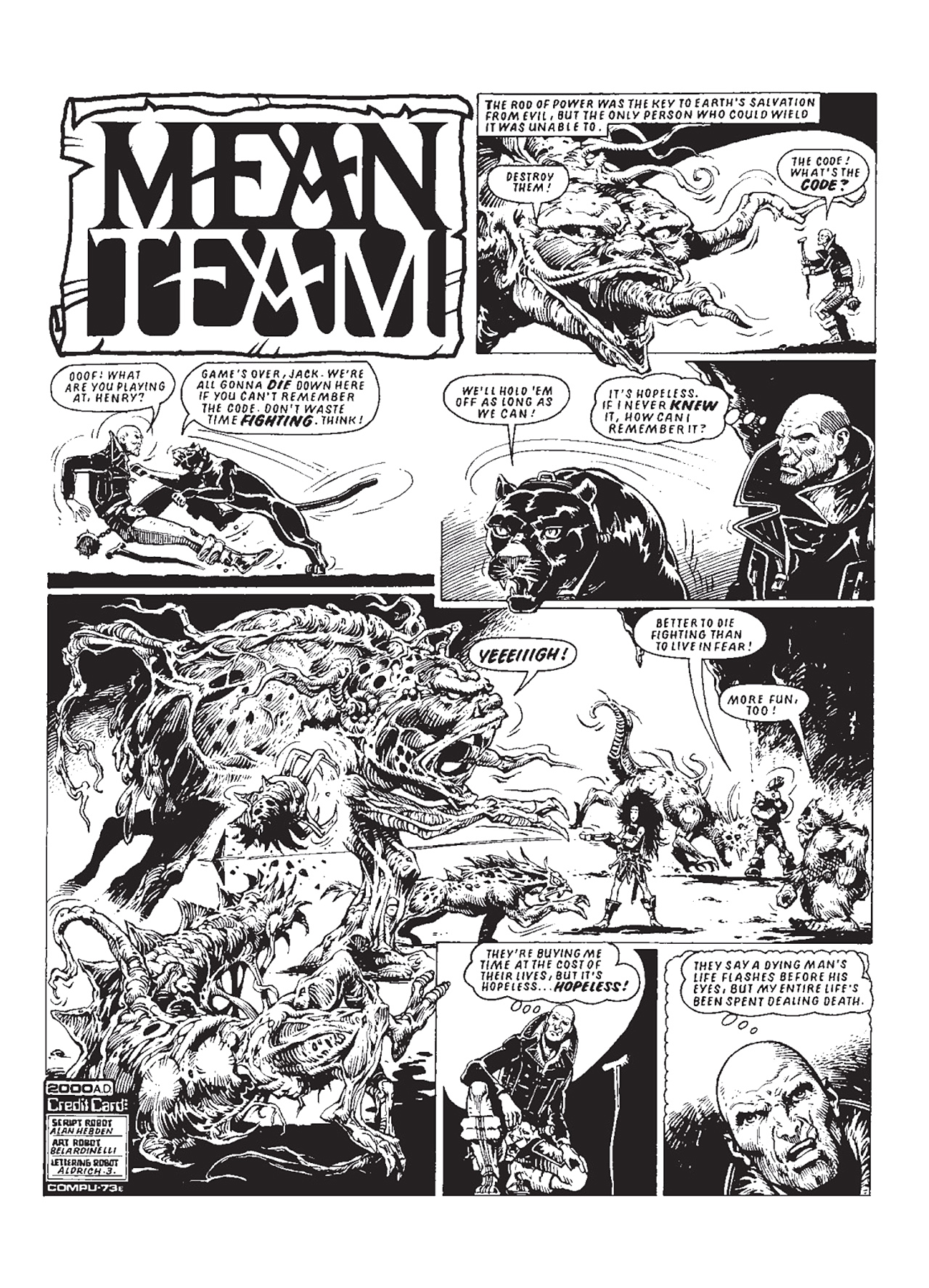 Read online Mean Team comic -  Issue # TPB - 163