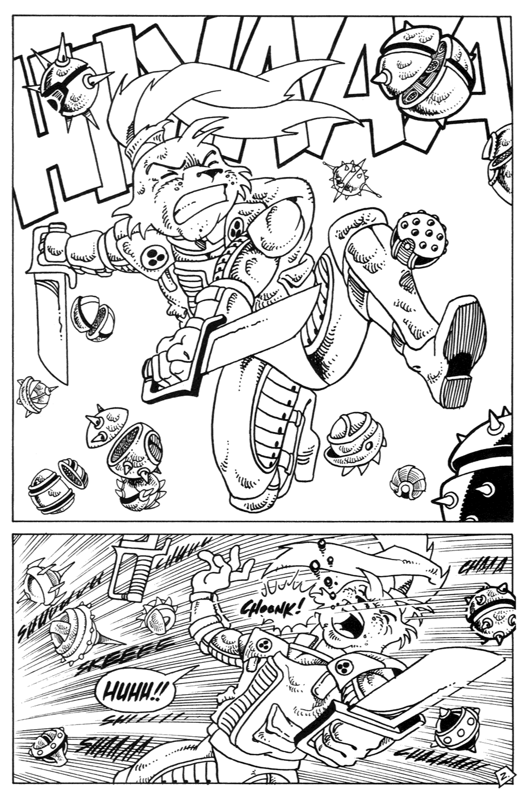 Read online Space Usagi comic -  Issue #1 - 4