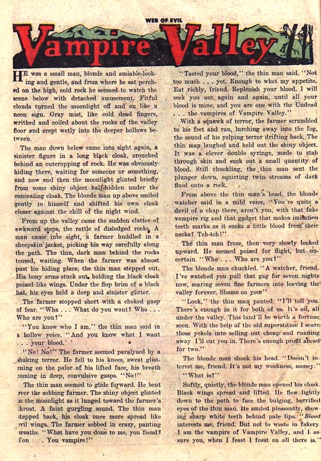 Read online Web of Evil comic -  Issue #6 - 24