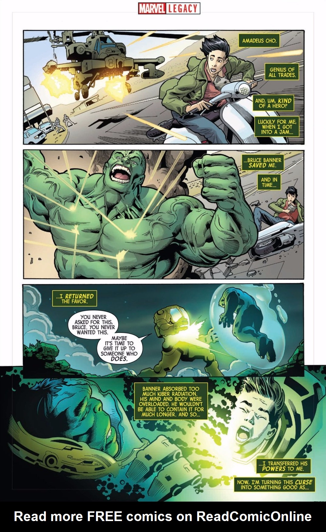 Read online Incredible Hulk (2017) comic -  Issue # Issue Incredible Hulk - Marvel Legacy Primer Pages - 3