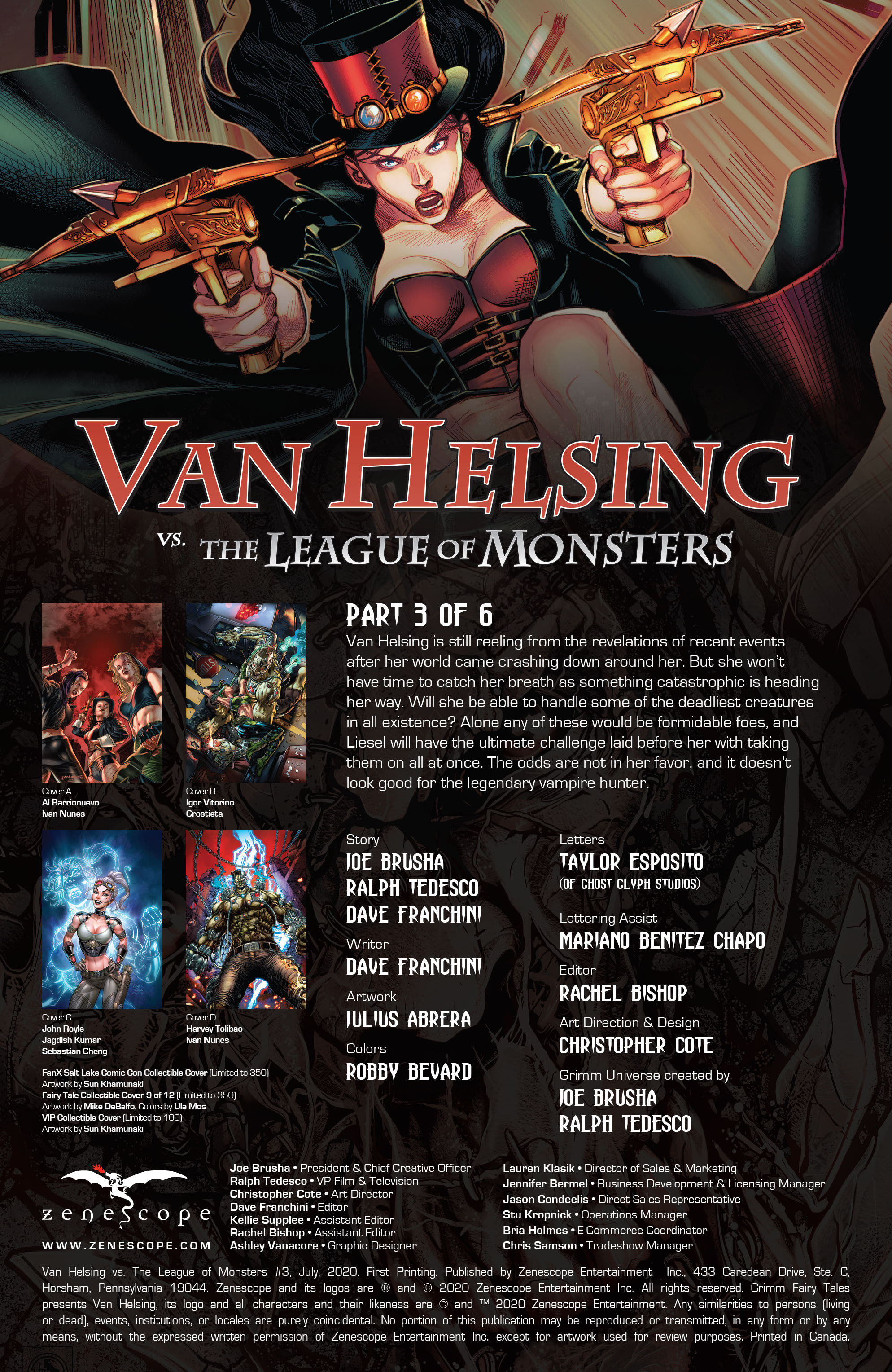 Read online Van Helsing vs The League of Monsters comic -  Issue #3 - 2
