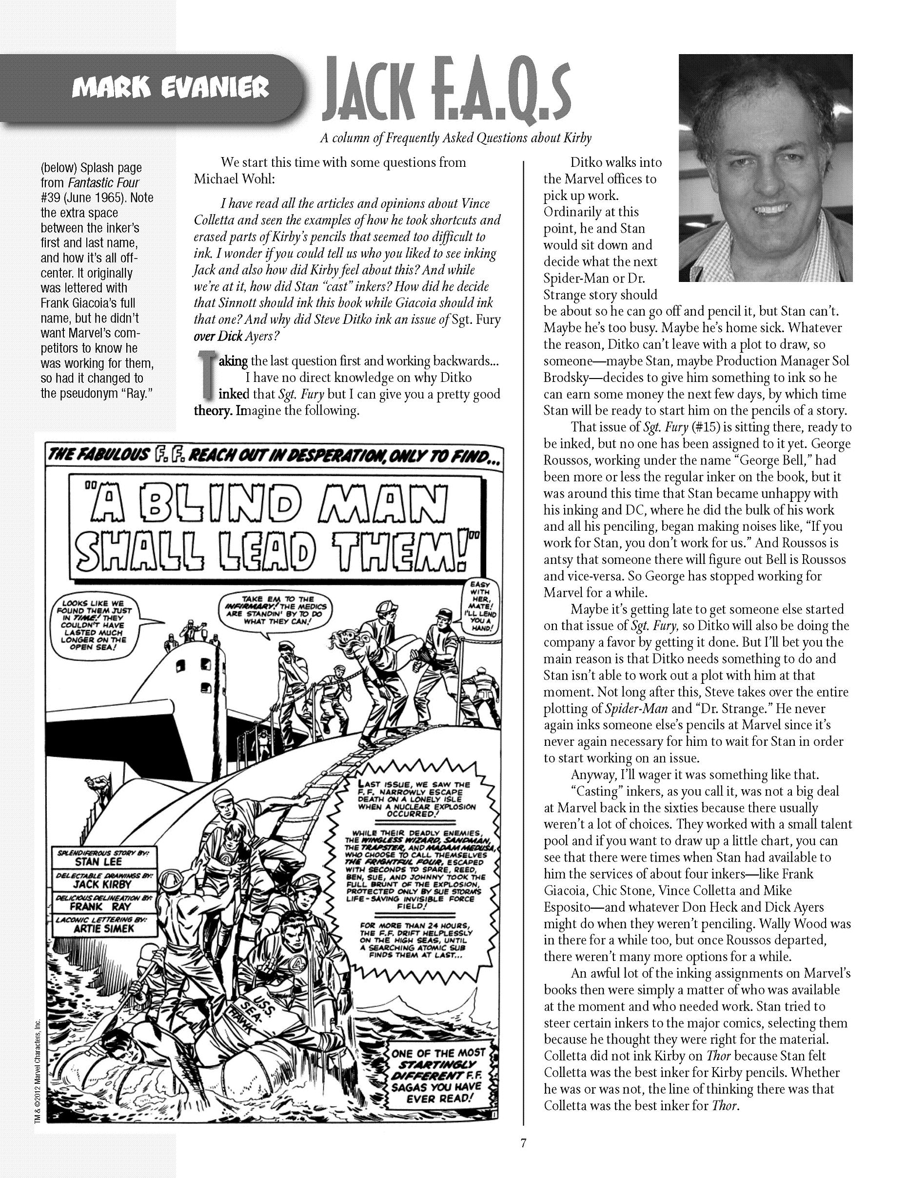 Read online The Jack Kirby Collector comic -  Issue #59 - 9