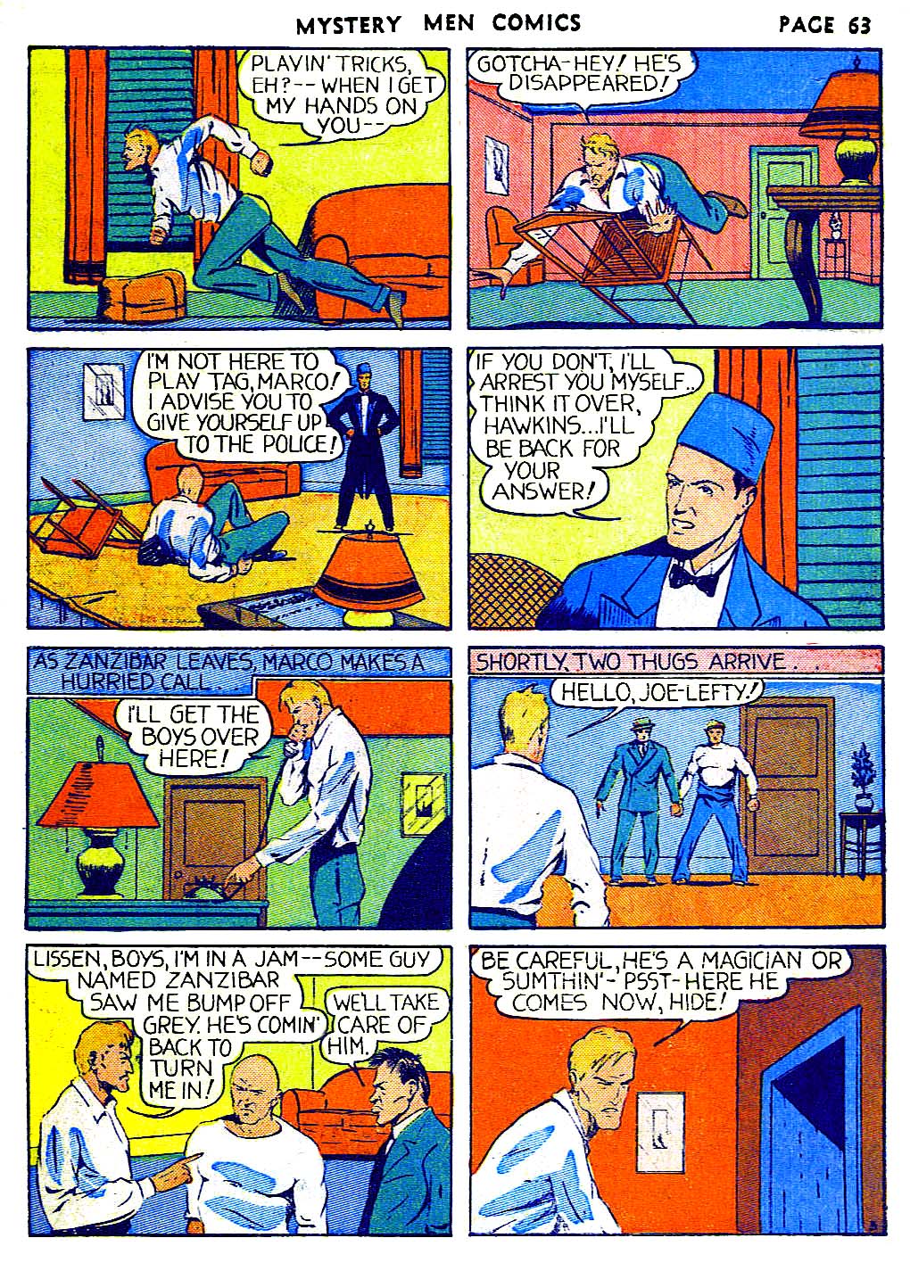 Read online Mystery Men Comics comic -  Issue #6 - 65